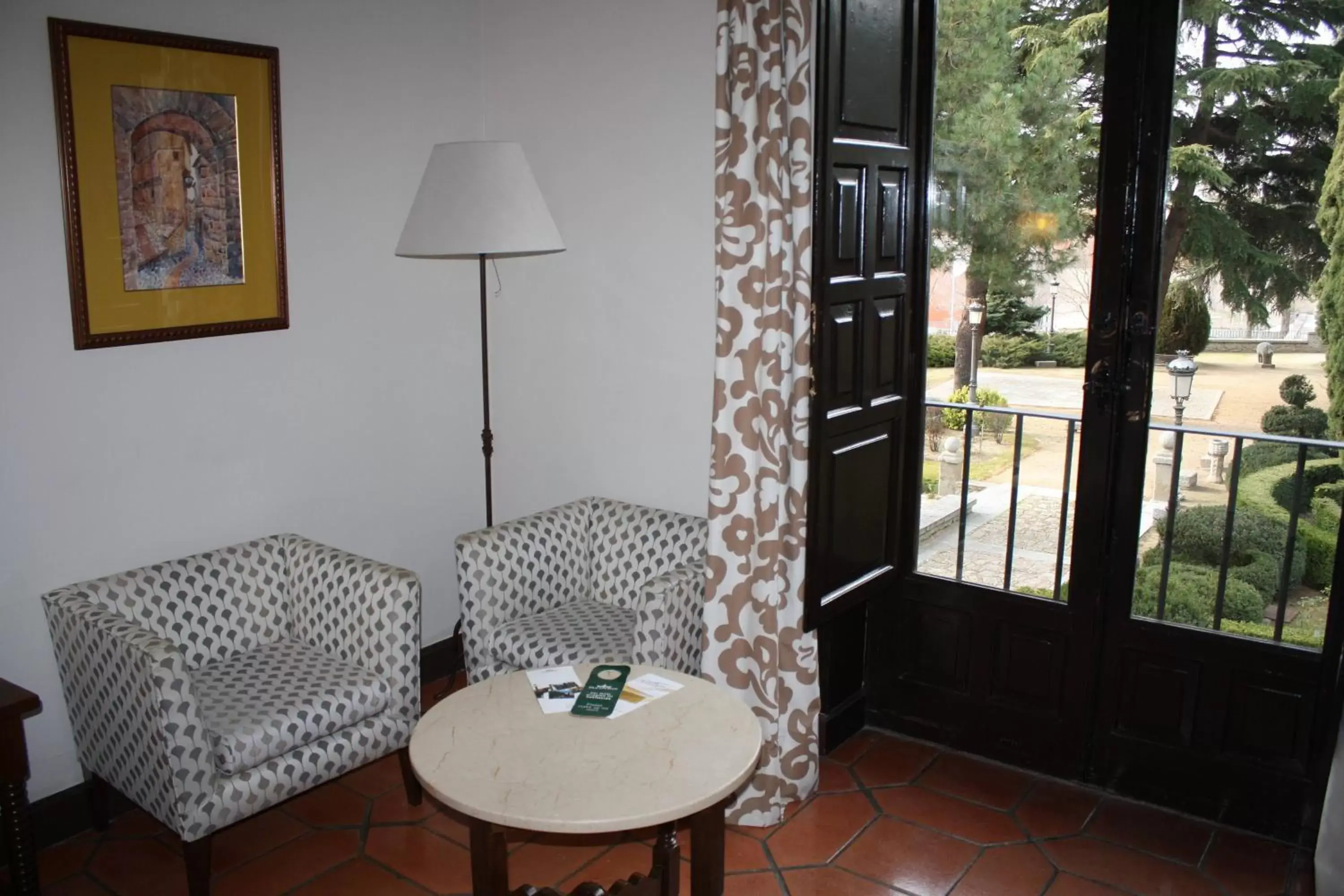 View (from property/room), Seating Area in Parador de Ávila