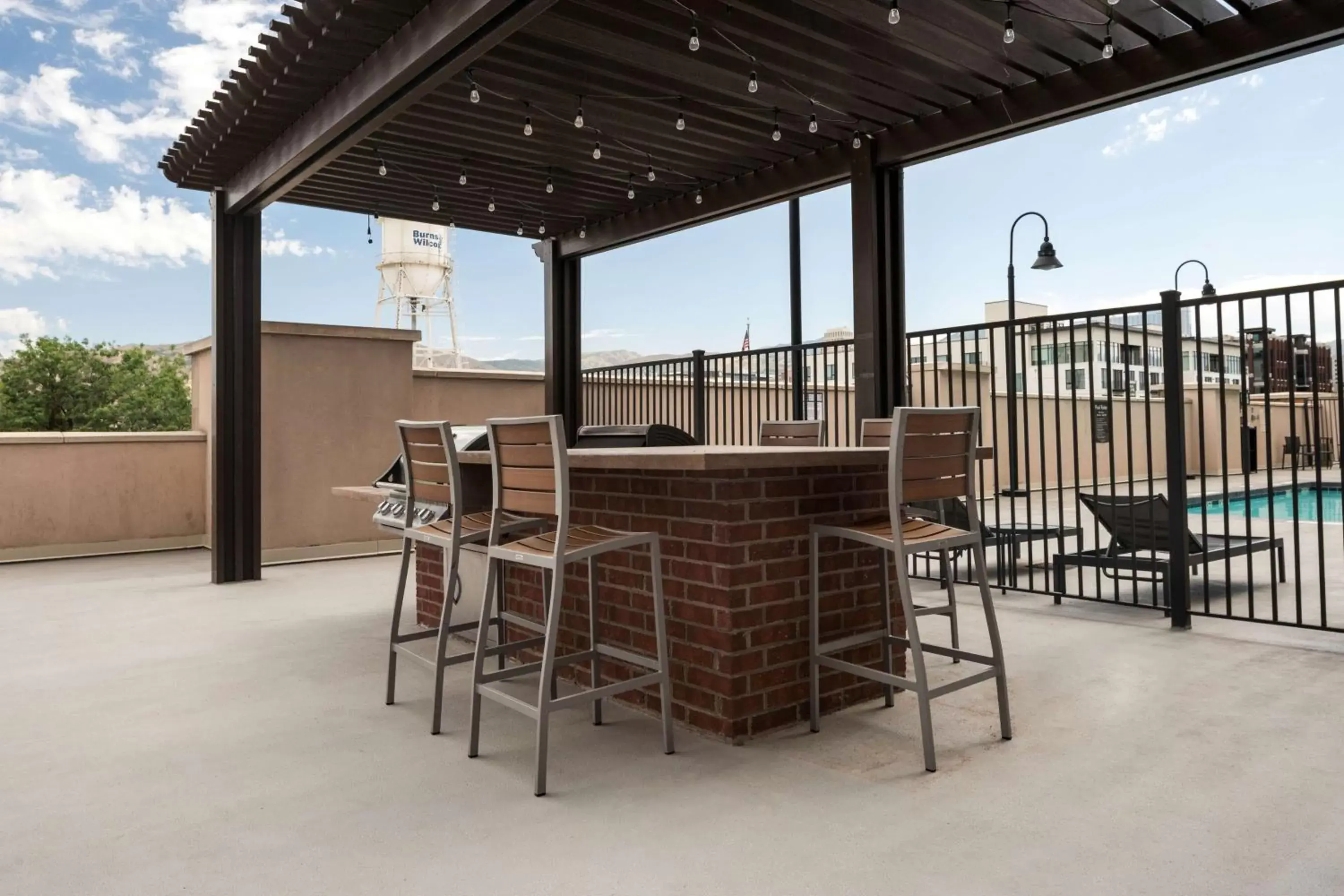 Patio in Homewood Suites by Hilton Salt Lake City Downtown
