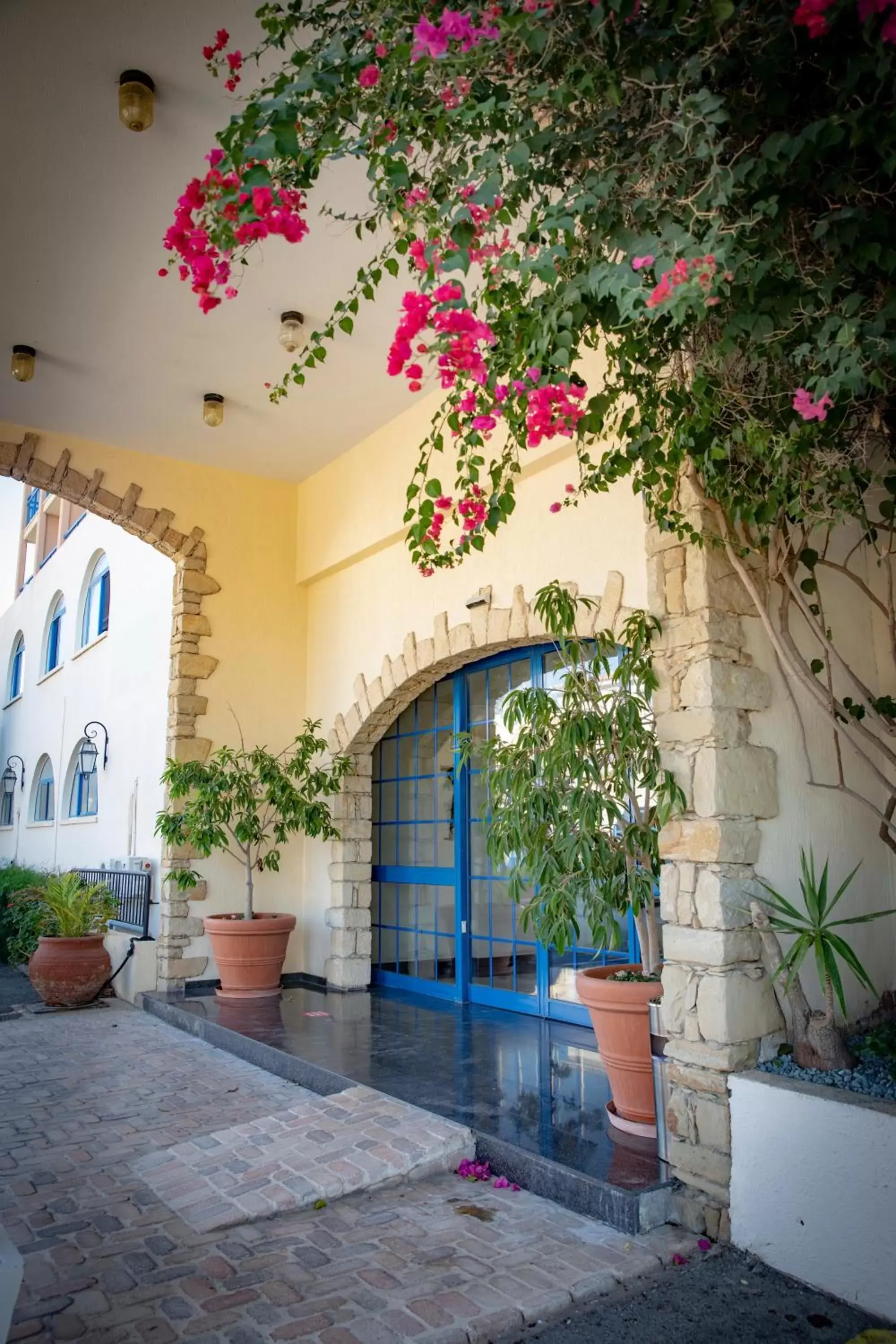 Facade/entrance in Navarria Blue Hotel