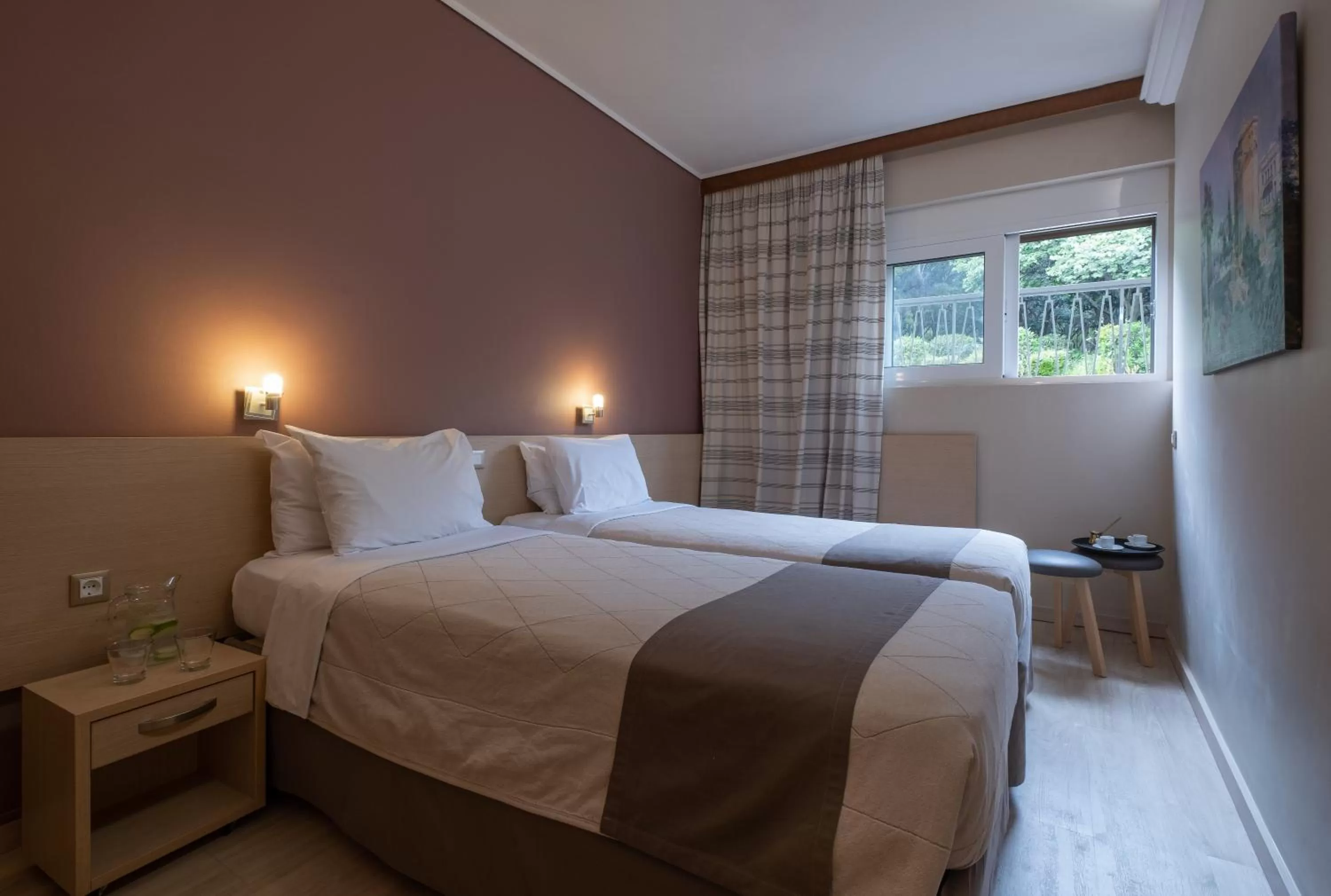 Bedroom, Bed in Acropolis View Hotel