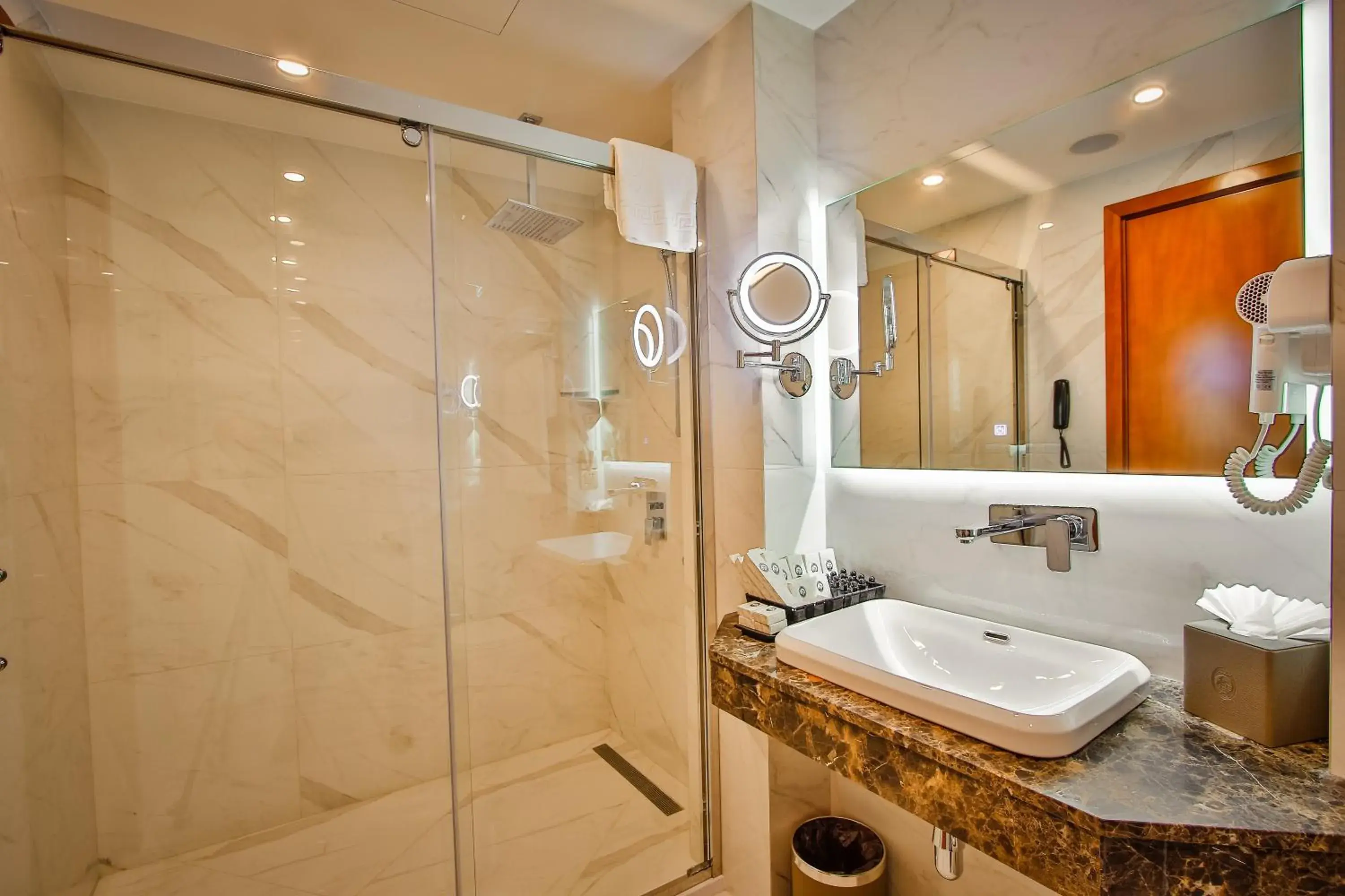 Shower, Bathroom in New Tiflis Hotel