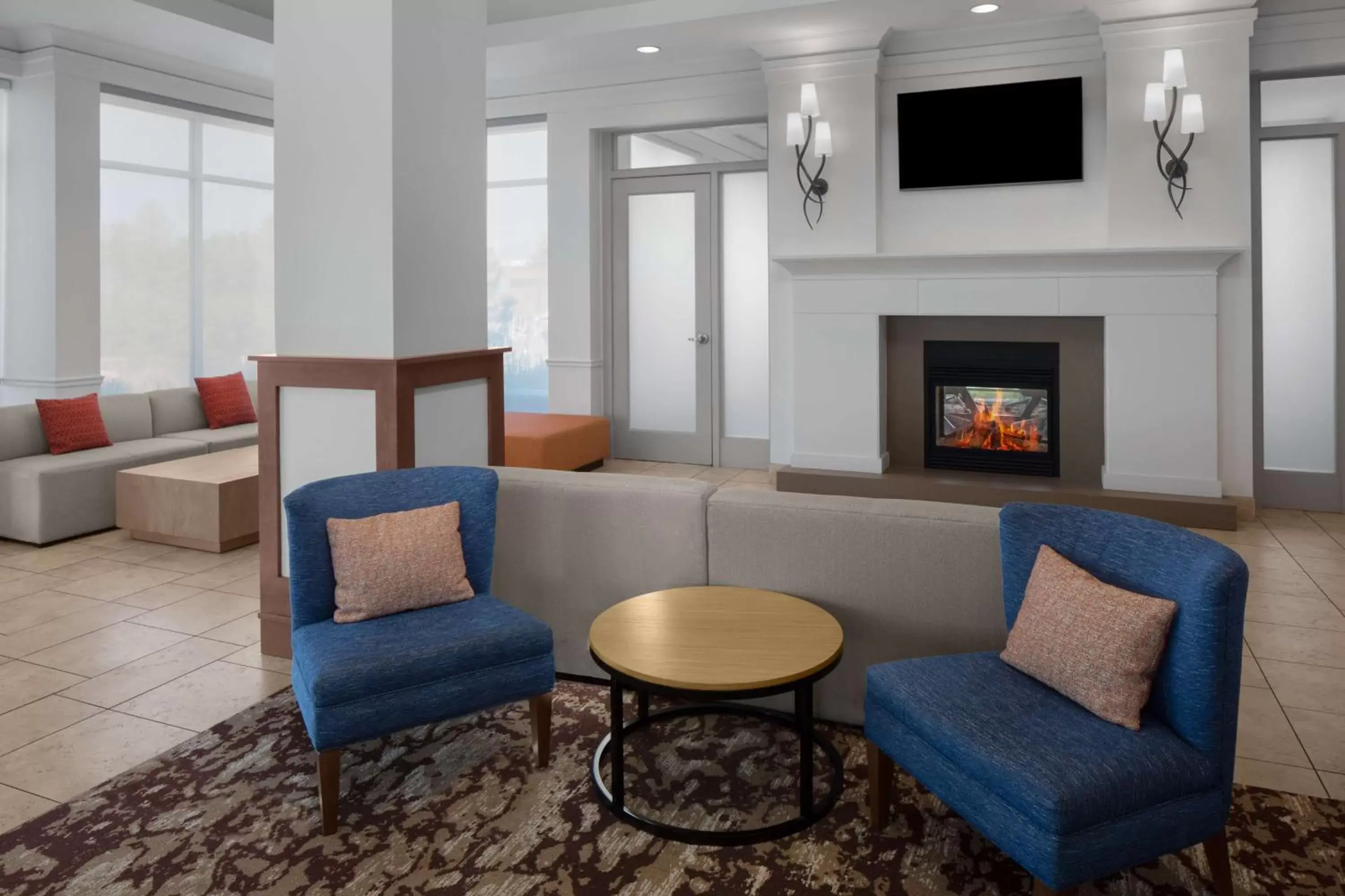 Lobby or reception, Seating Area in Hilton Garden Inn - Salt Lake City Airport