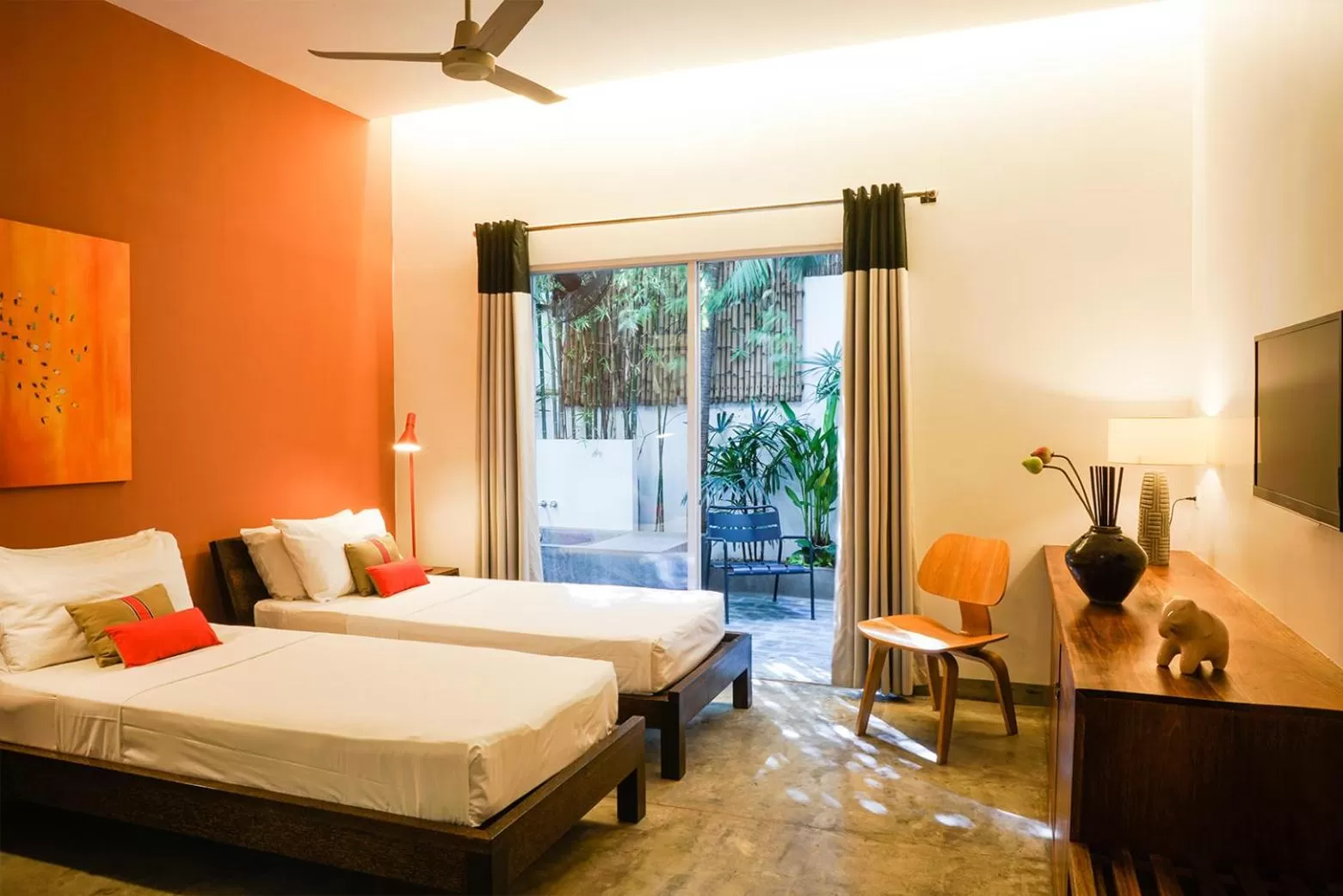 Bedroom, Bed in Rambutan Resort – Phnom Penh