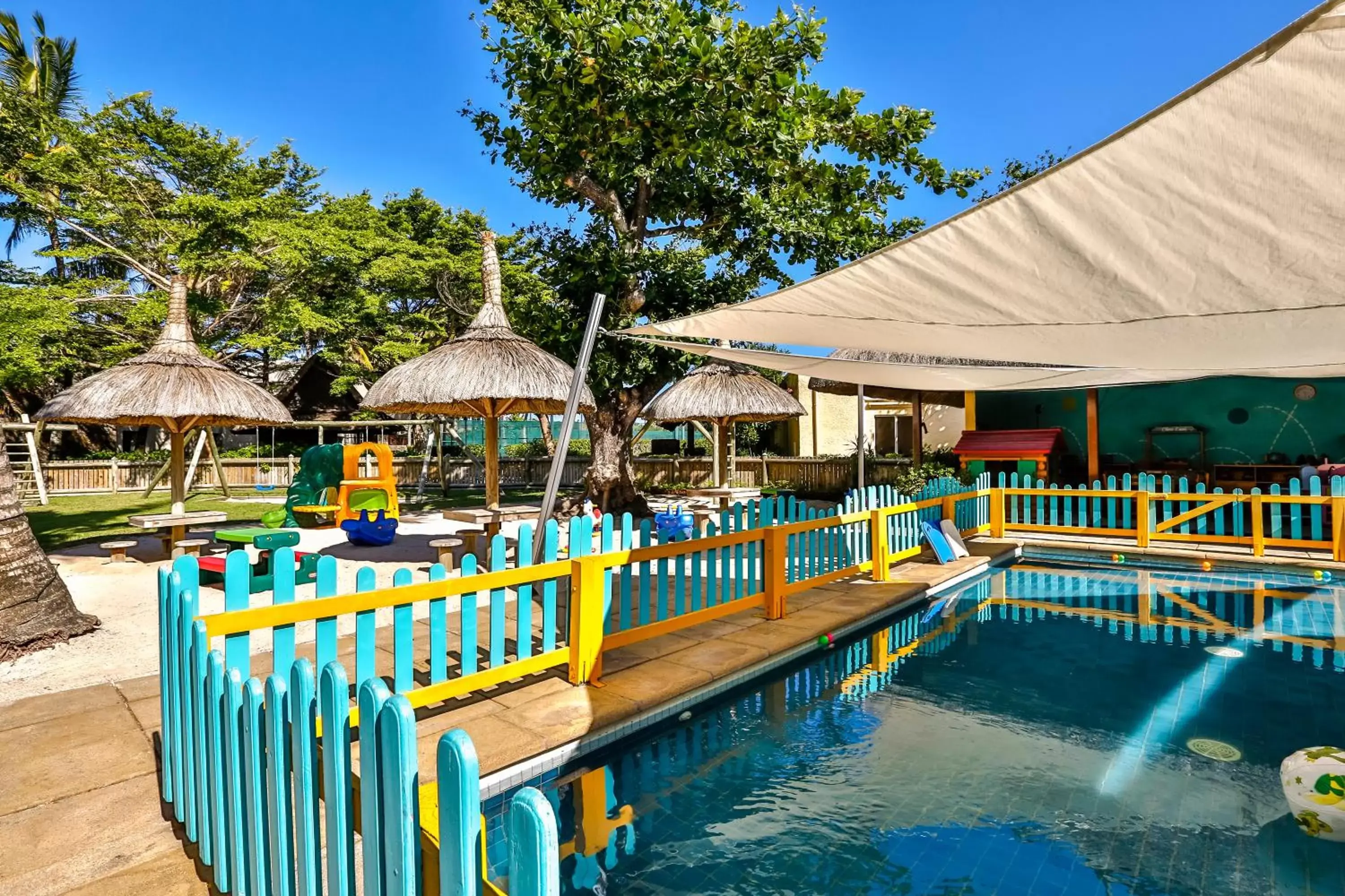 Kids's club, Swimming Pool in Constance Belle Mare Plage