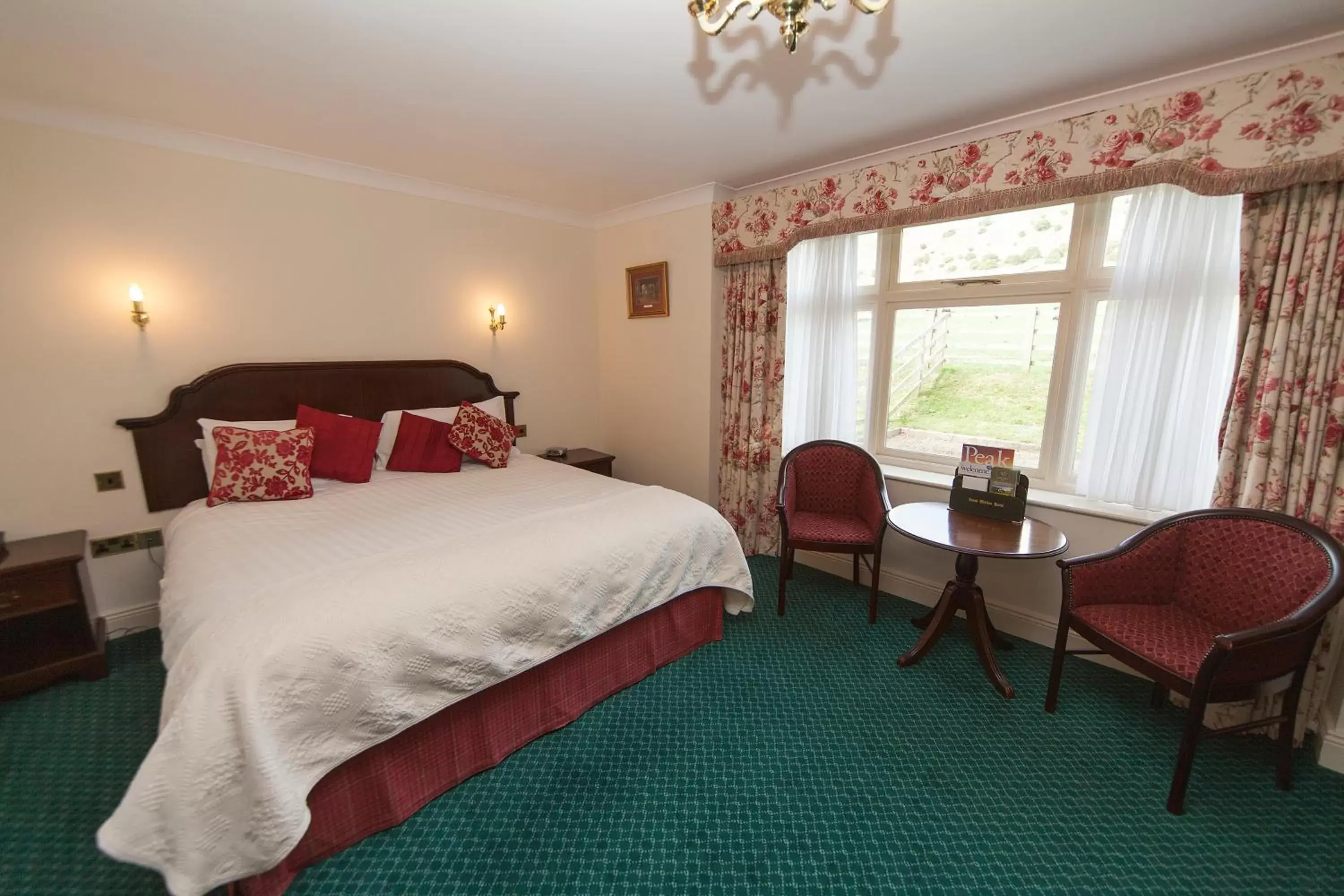 Bedroom, Bed in The Izaak Walton Country House Hotel