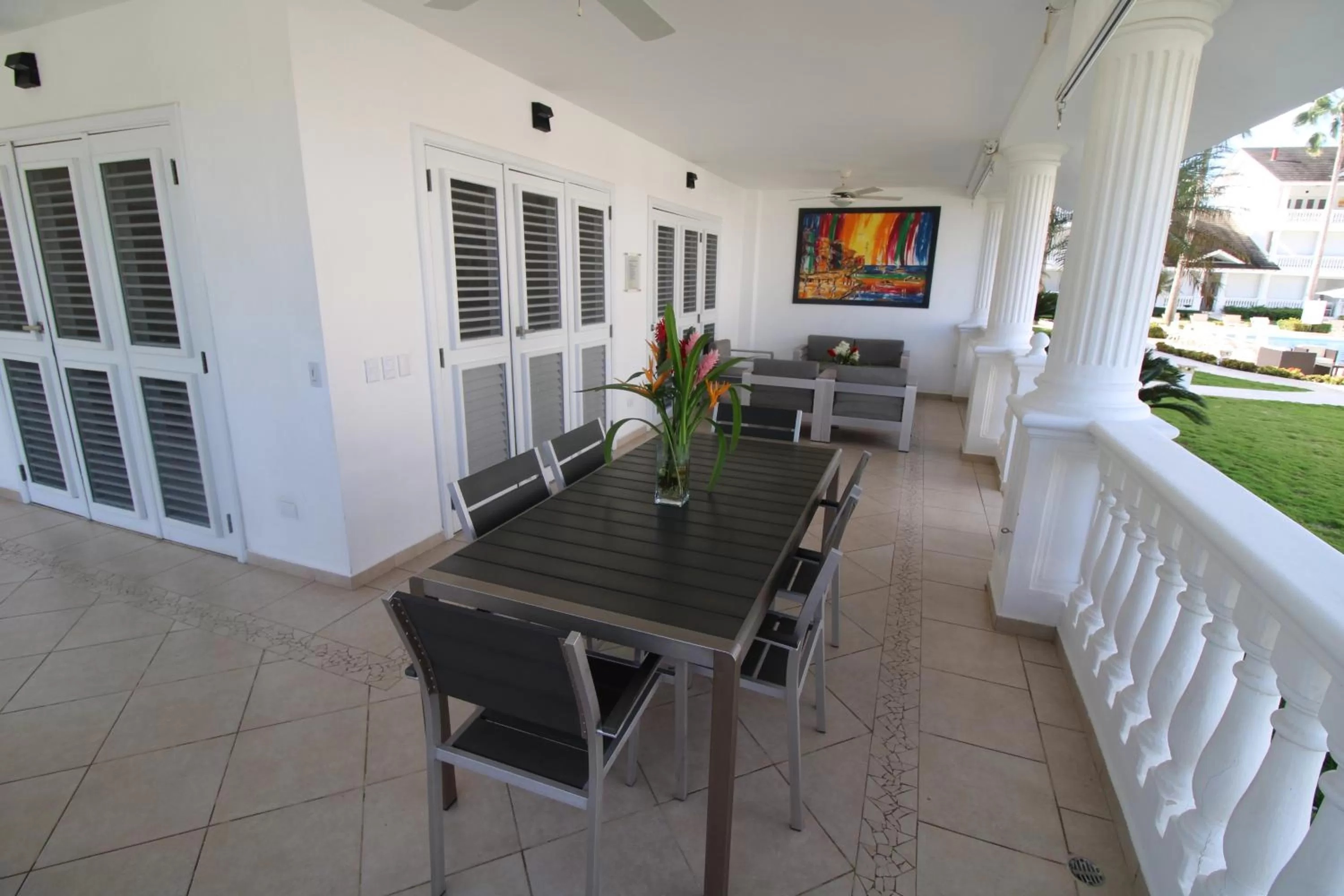 Balcony/Terrace in Albachiara Hotel - Las Terrenas