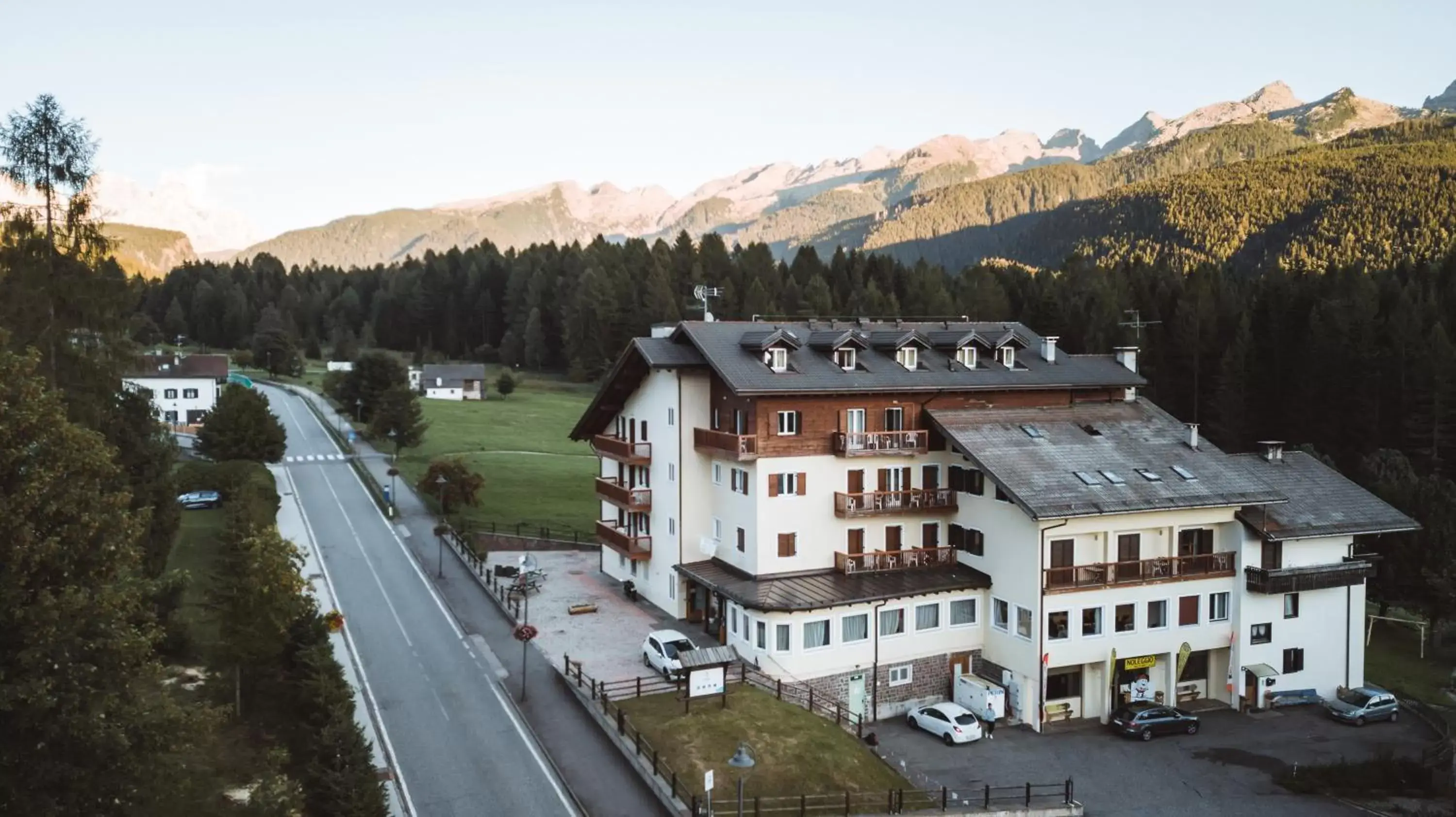 Bird's eye view in Hotel Bellamonte