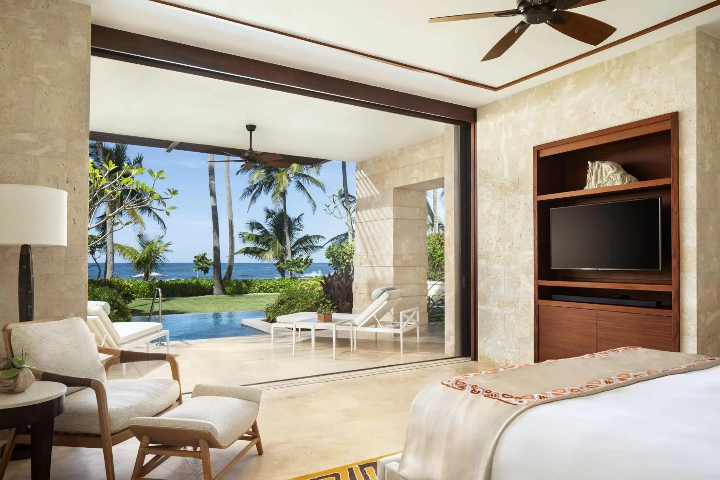 Bedroom, Seating Area in Dorado Beach, a Ritz-Carlton Reserve