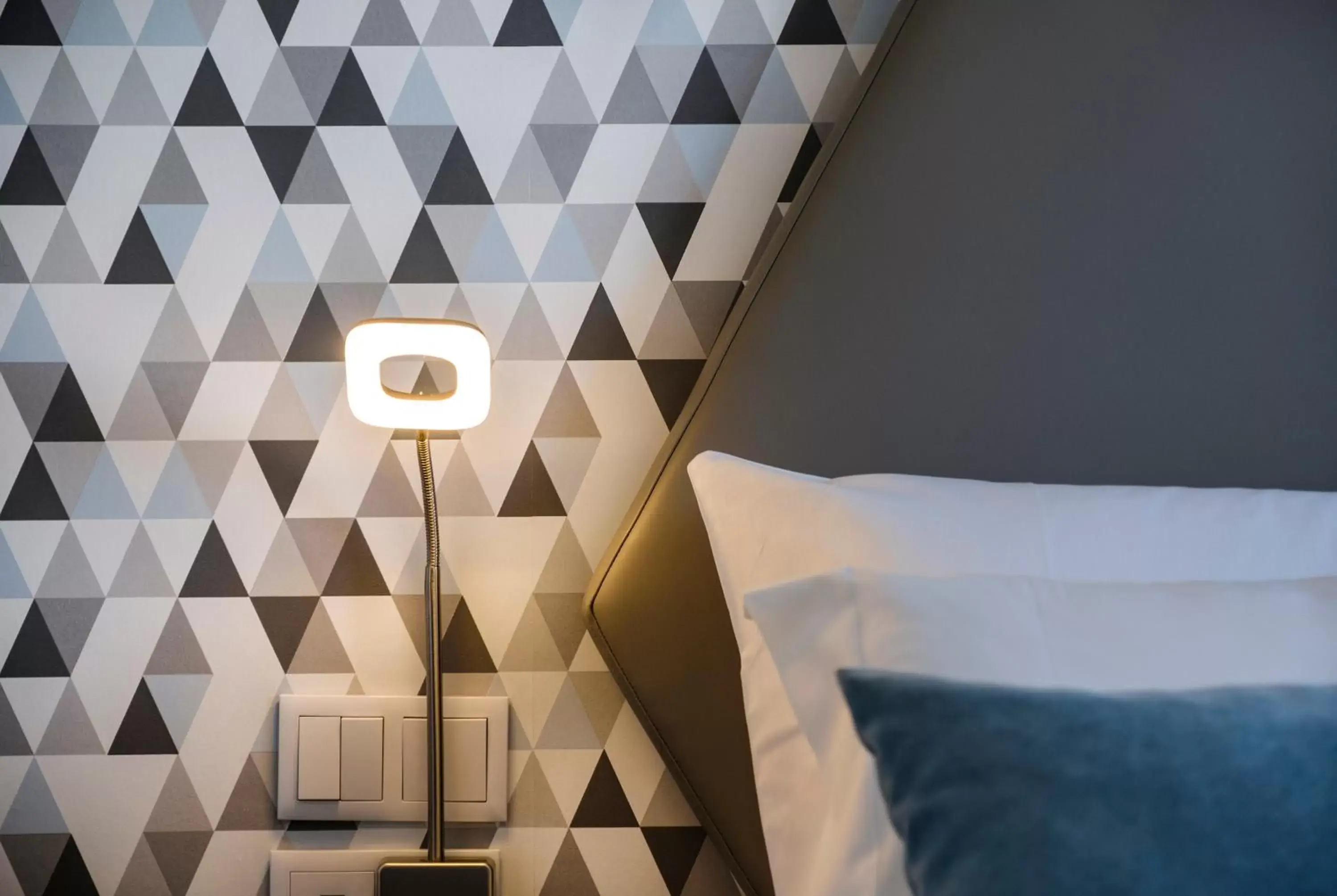 Decorative detail, Bed in Hotel Rosa Mística by Umbral Decorative detail, Bed in Hotel Rosa Mística by Umbral