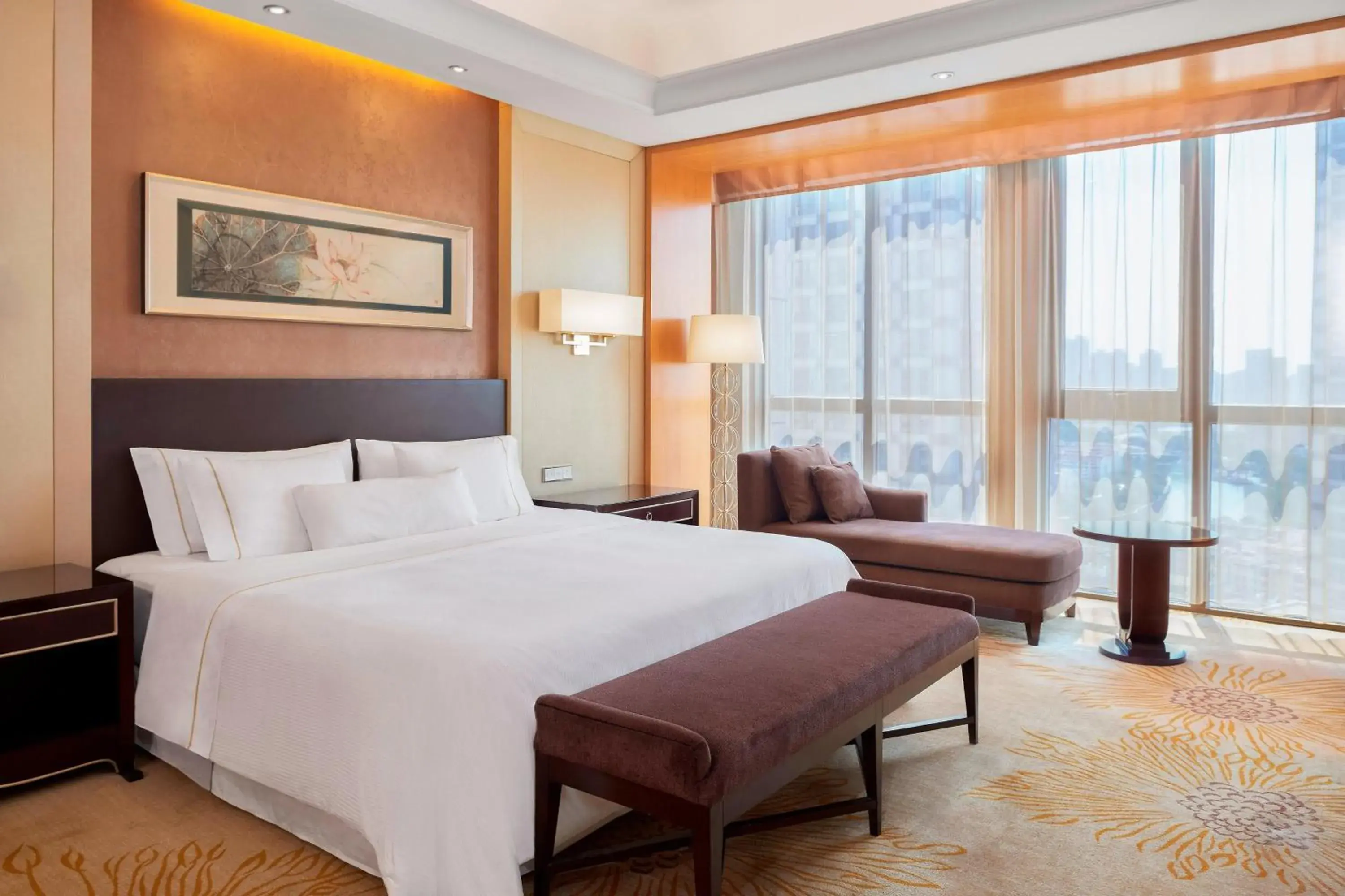 Photo of the whole room, Bed in The Westin Hefei Baohe