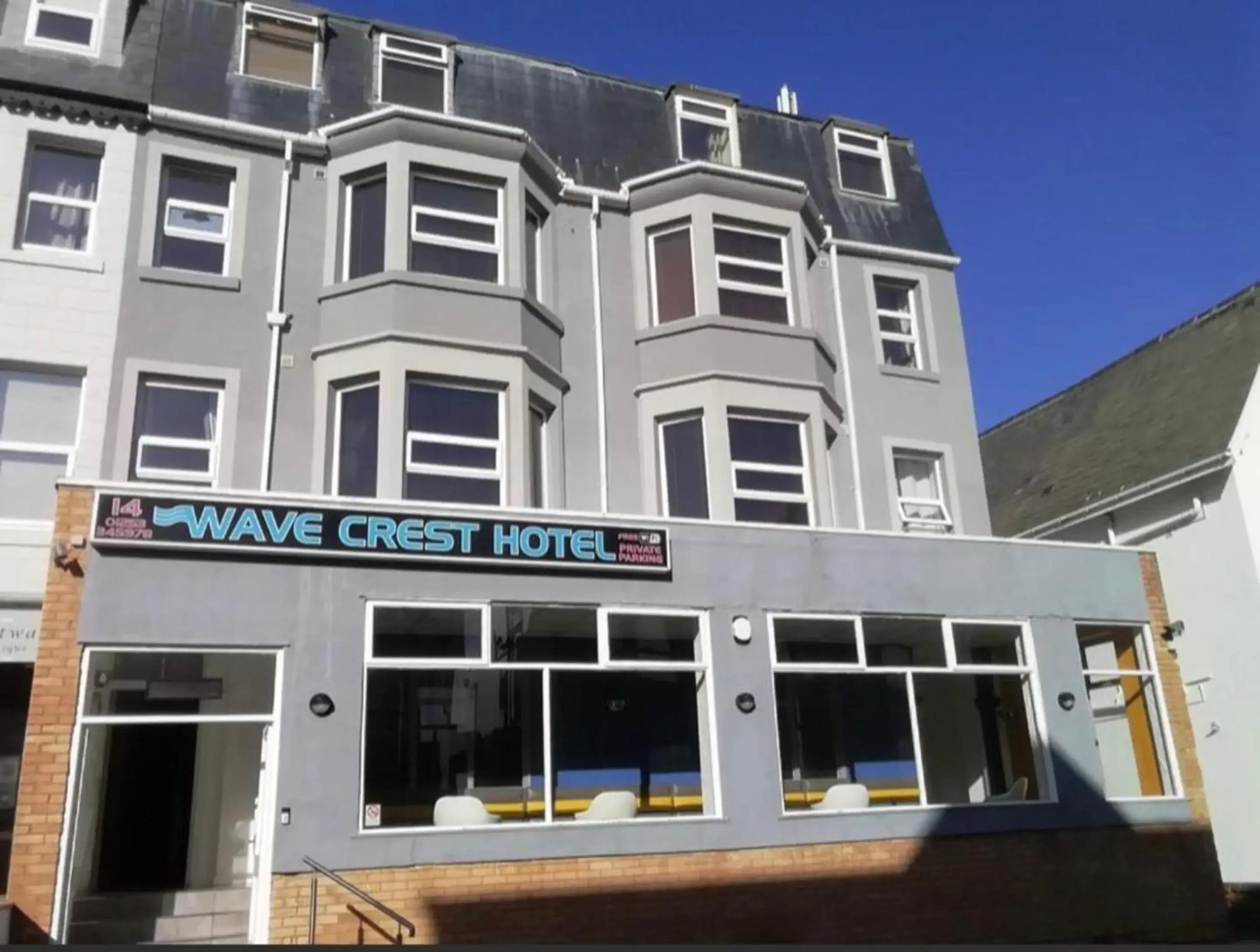 Property Building in Wave Crest Hotel