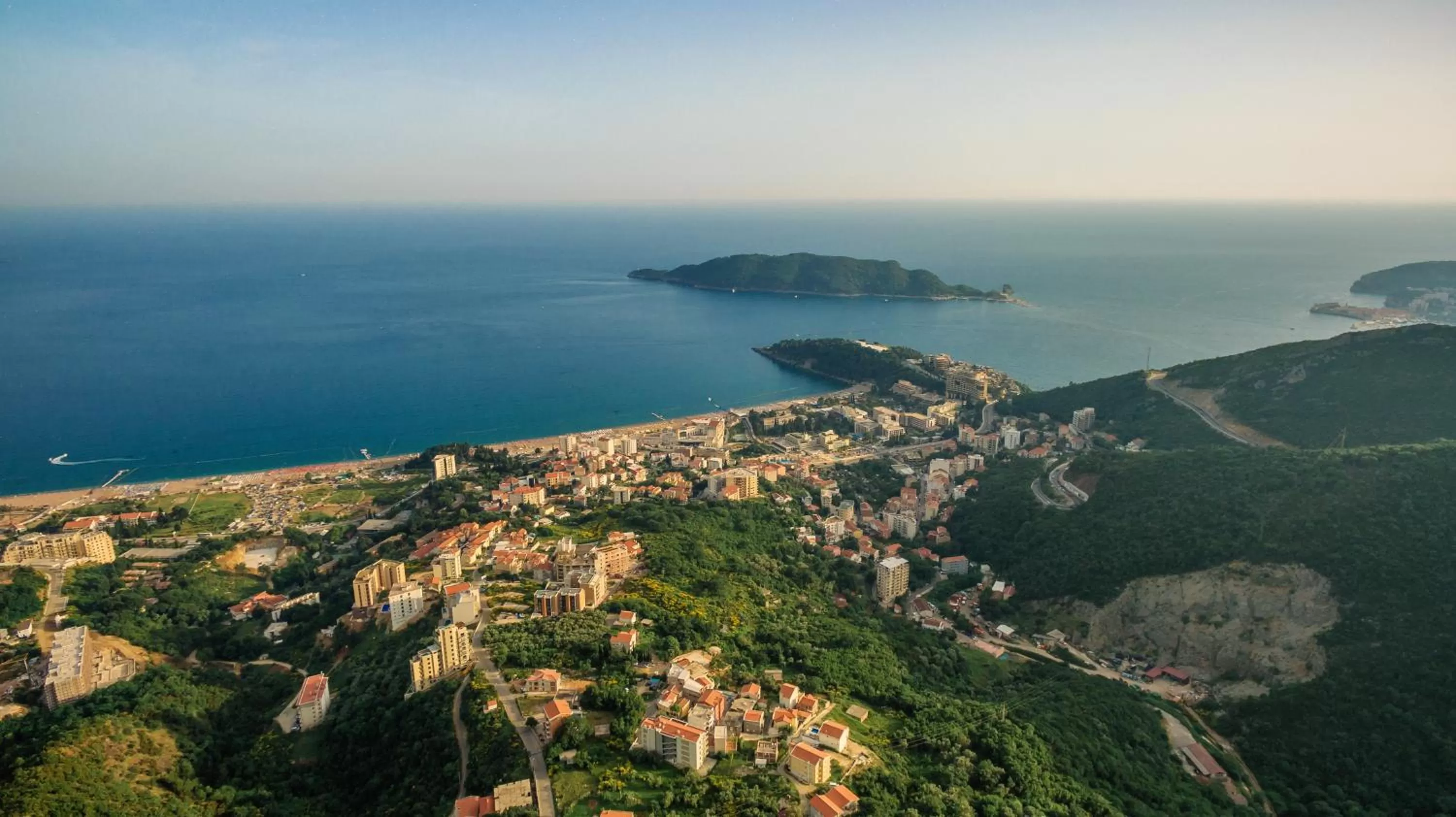 Bird's eye view in " Villa Kruna Lux "