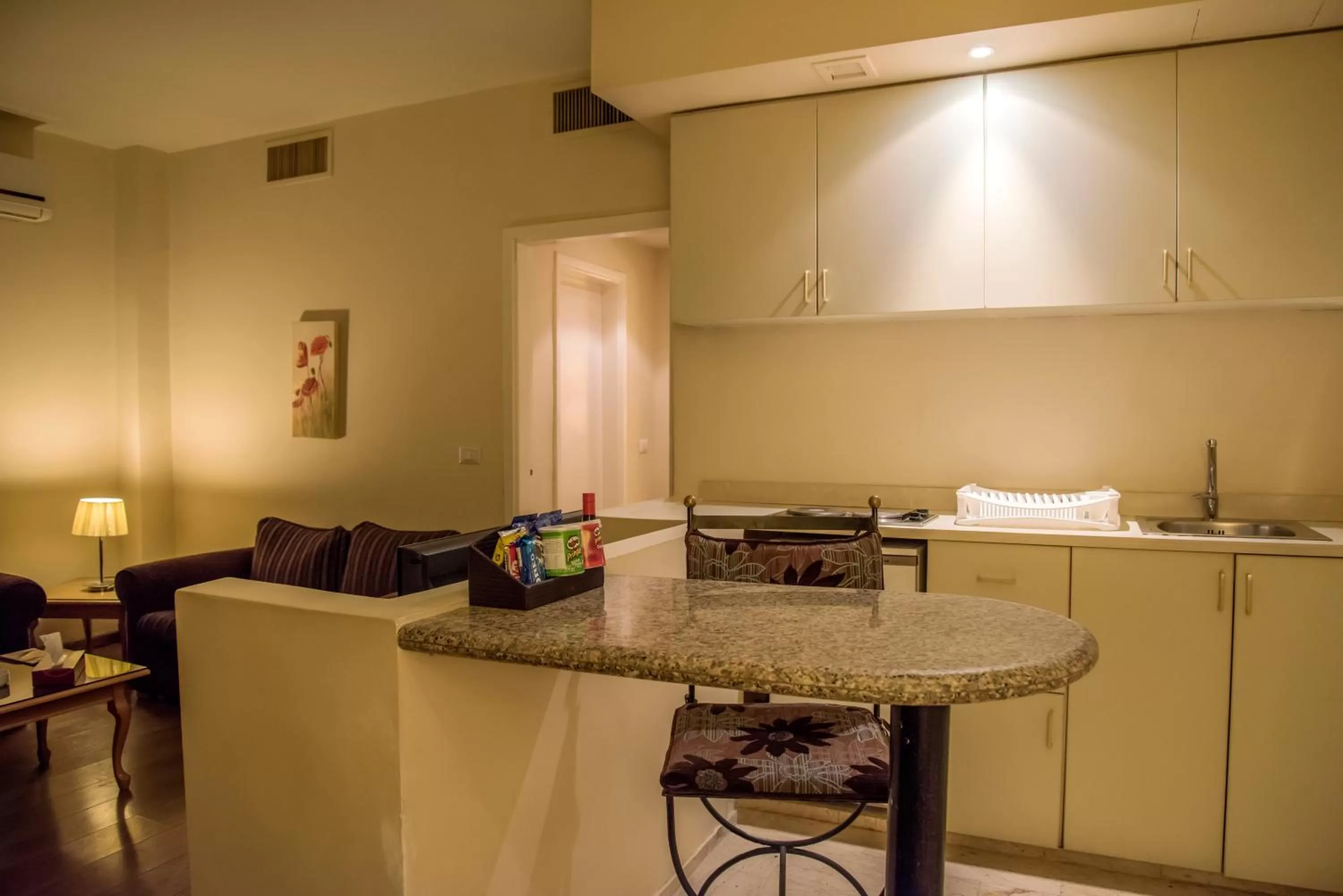 Kitchen or kitchenette, Kitchen/Kitchenette in Bella Riva Hotel