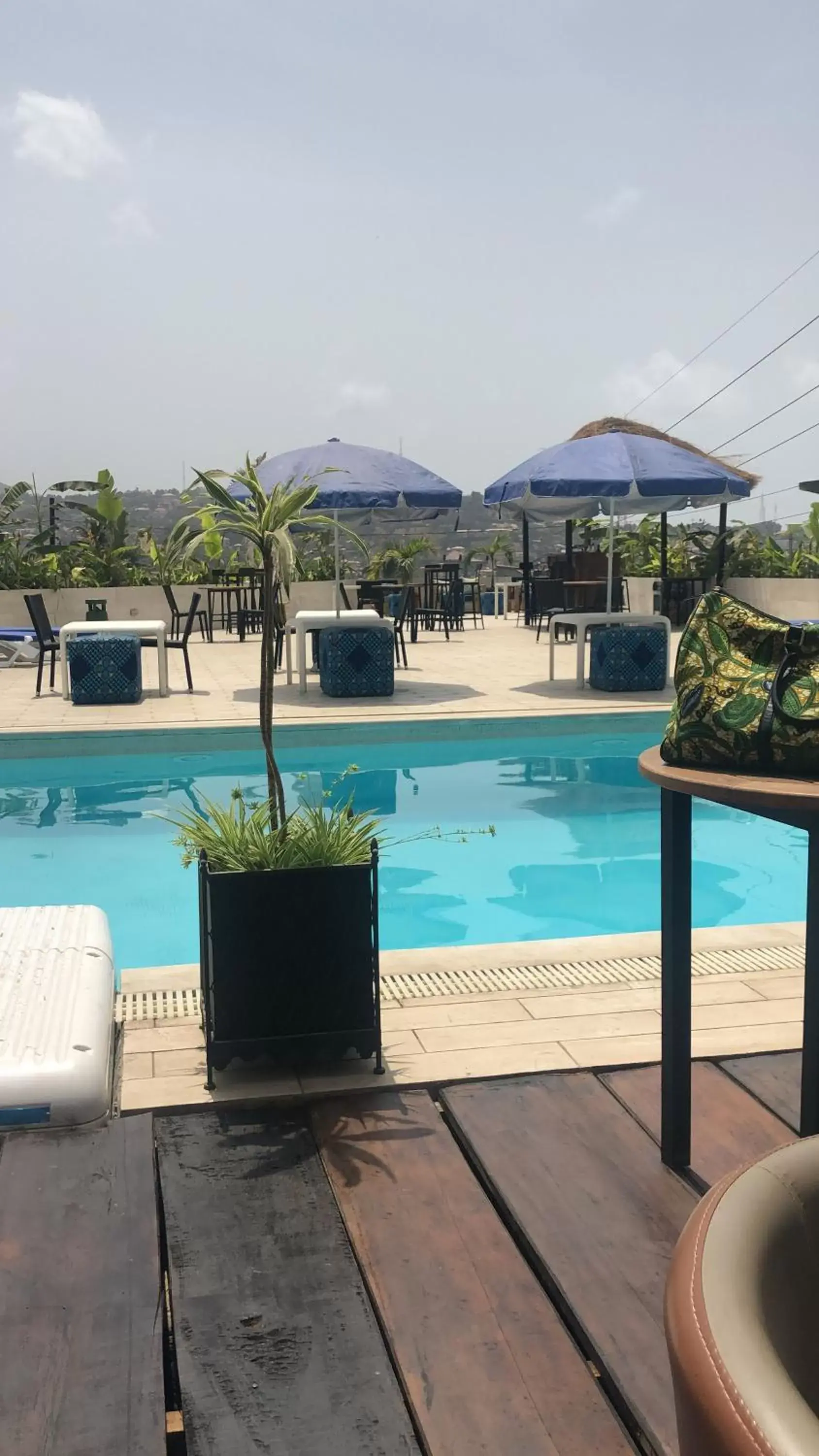 Swimming Pool in The Swiss Hotel Freetown