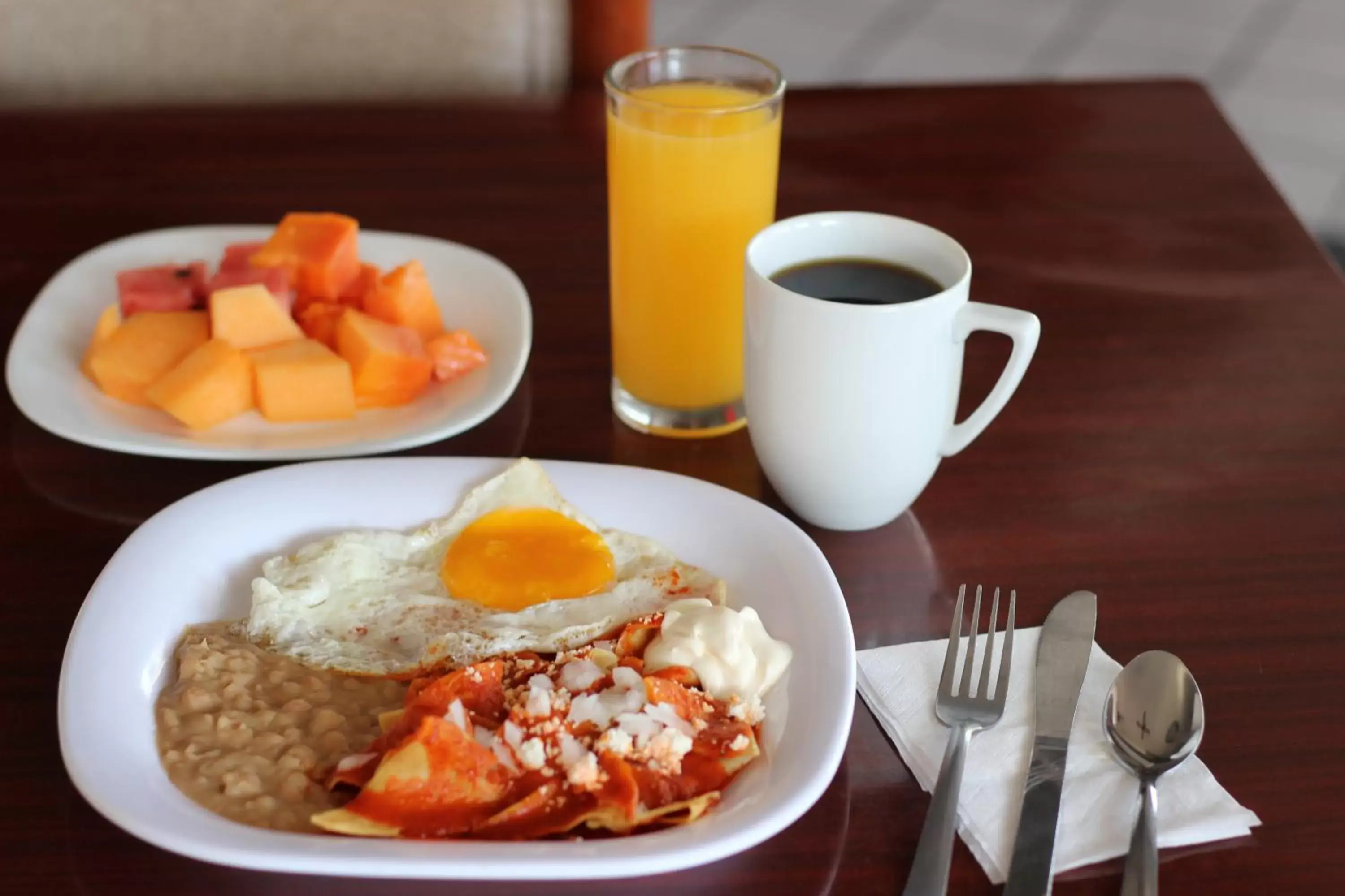 Breakfast in Hotel Nueva Galicia