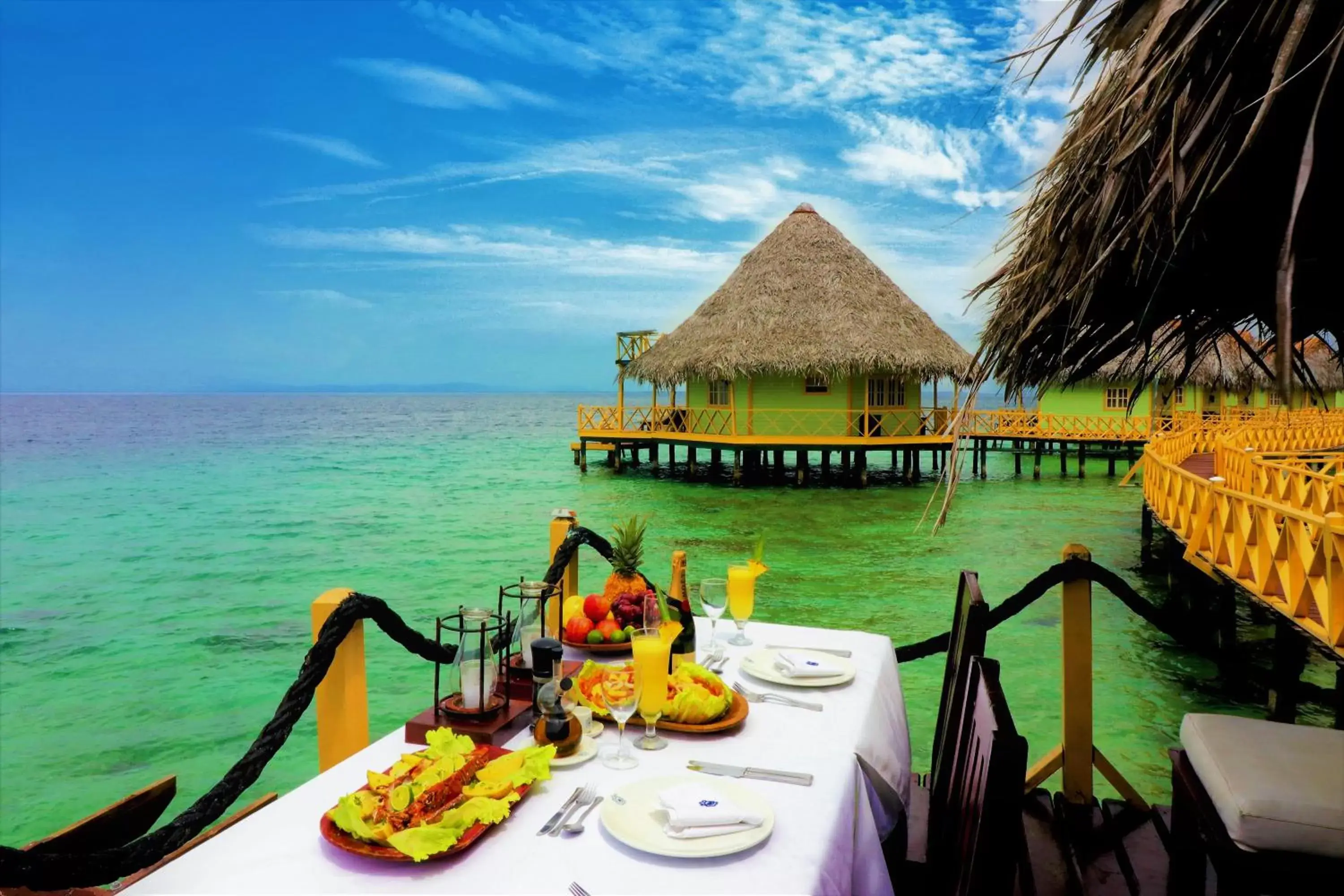 Sea view in Punta Caracol Acqua Lodge Sea view in Punta Caracol Acqua Lodge