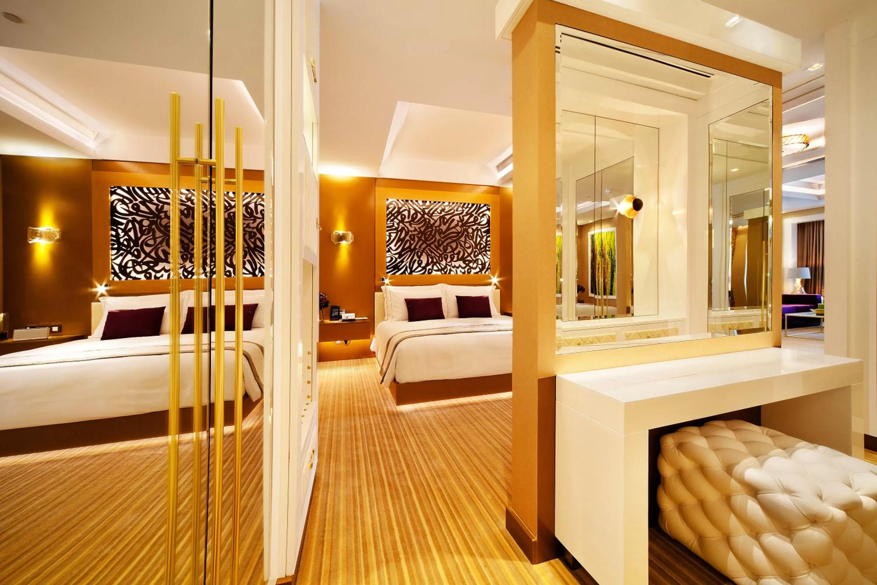 Photo of the whole room, Bed in The Domain Bahrain Hotel and Spa - Adults Friendly 16 Years Plus