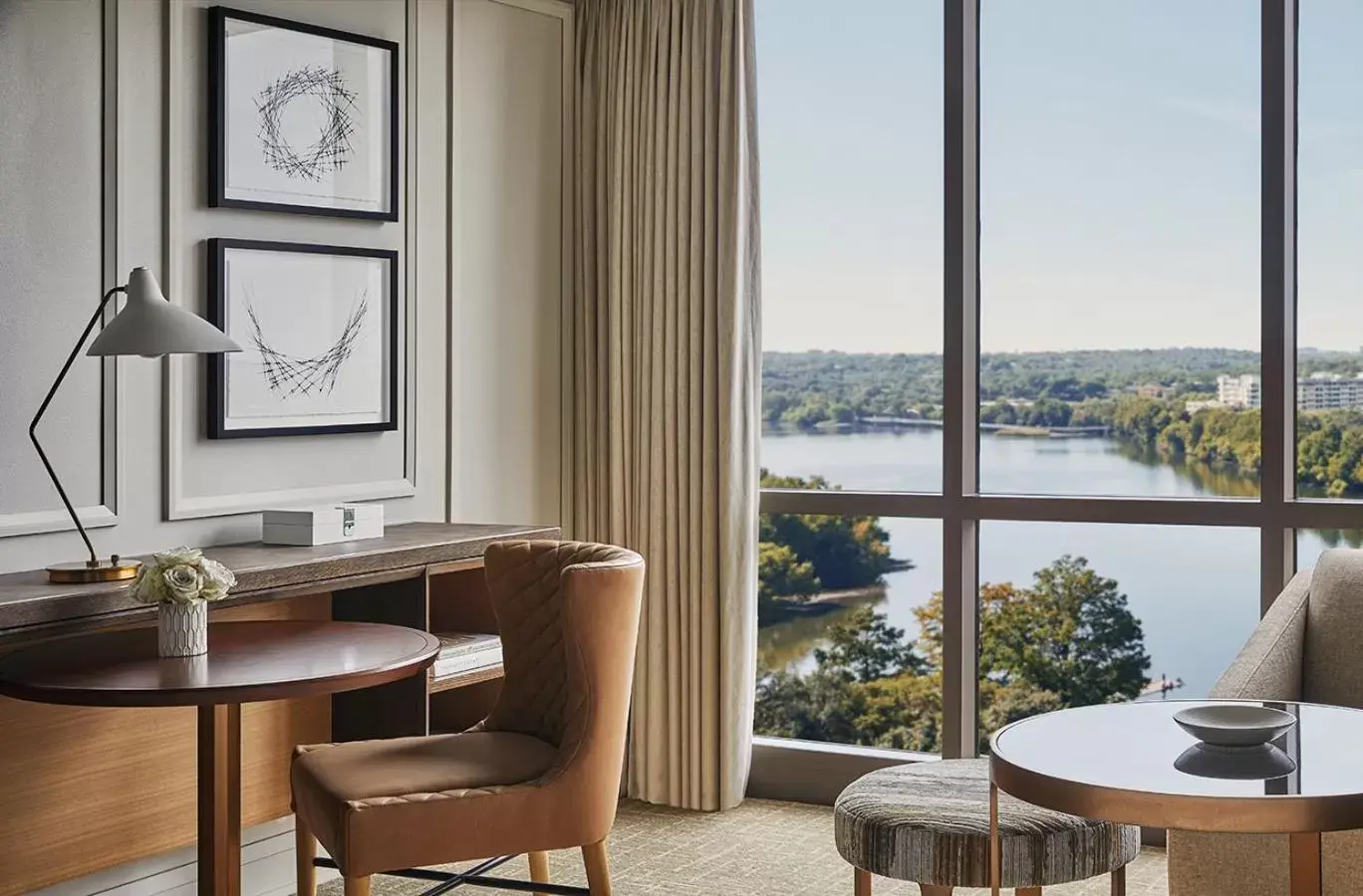 Decorative detail, Seating Area in Four Seasons Hotel Austin