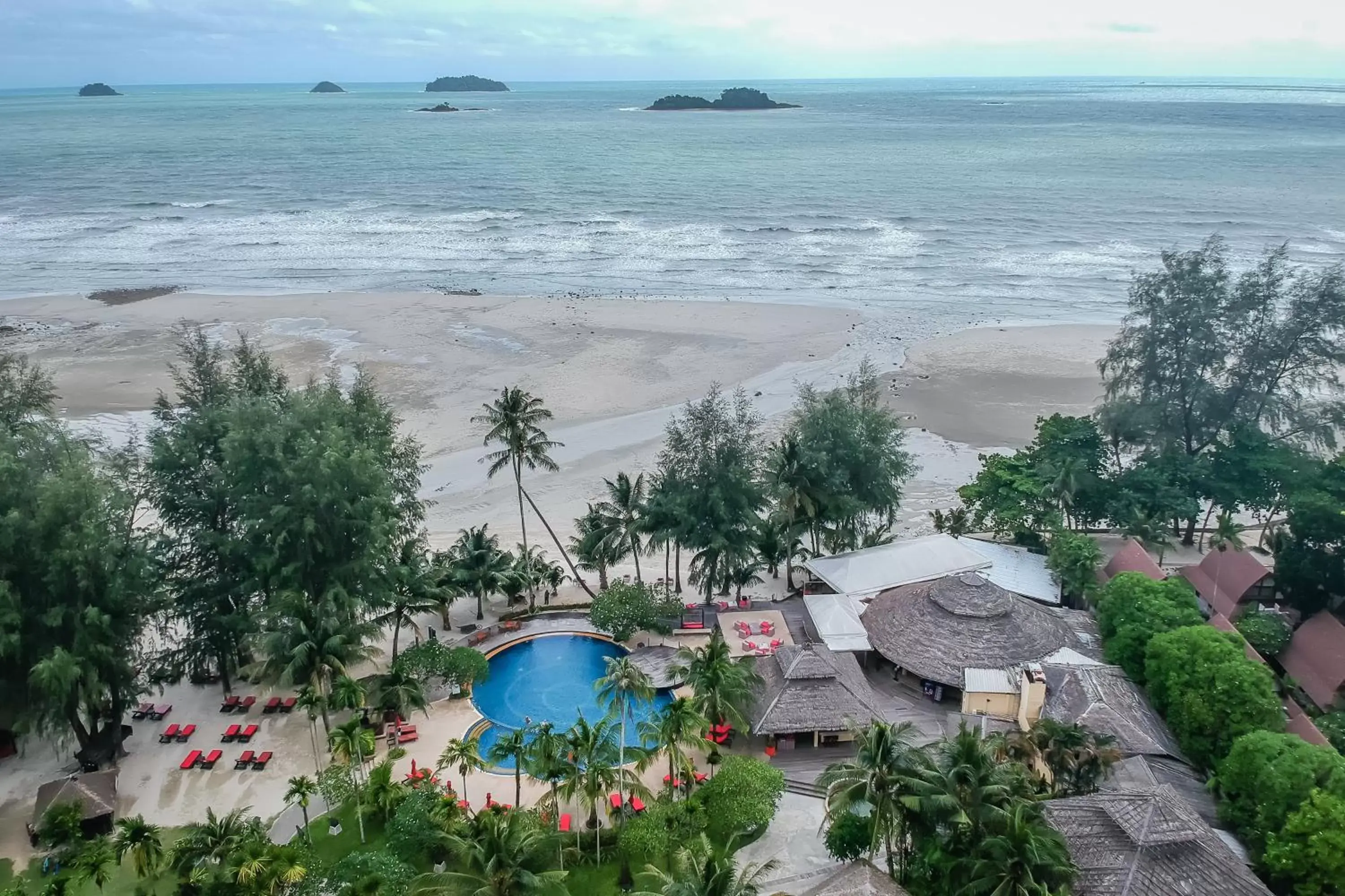 Bird's eye view in Centara Koh Chang Tropicana Resort Bird's eye view in Centara Koh Chang Tropicana Resort