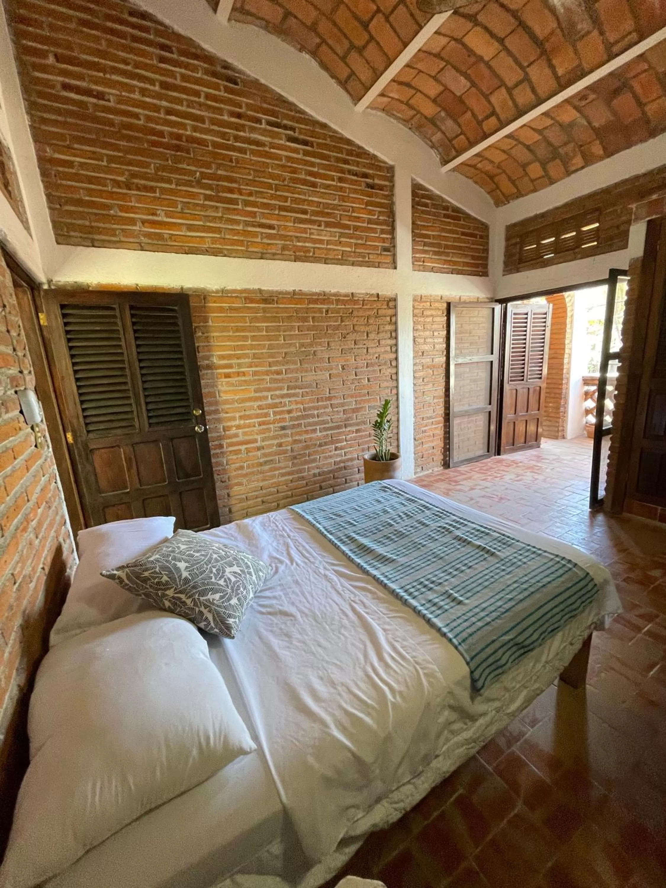 Bed in Hosteria Chata Adults Only