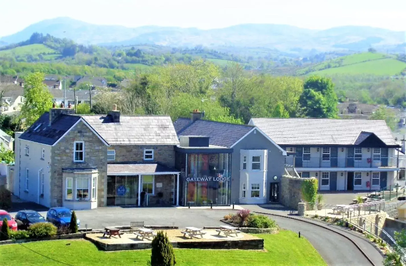 Bird's eye view, Property Building in The Gateway Lodge