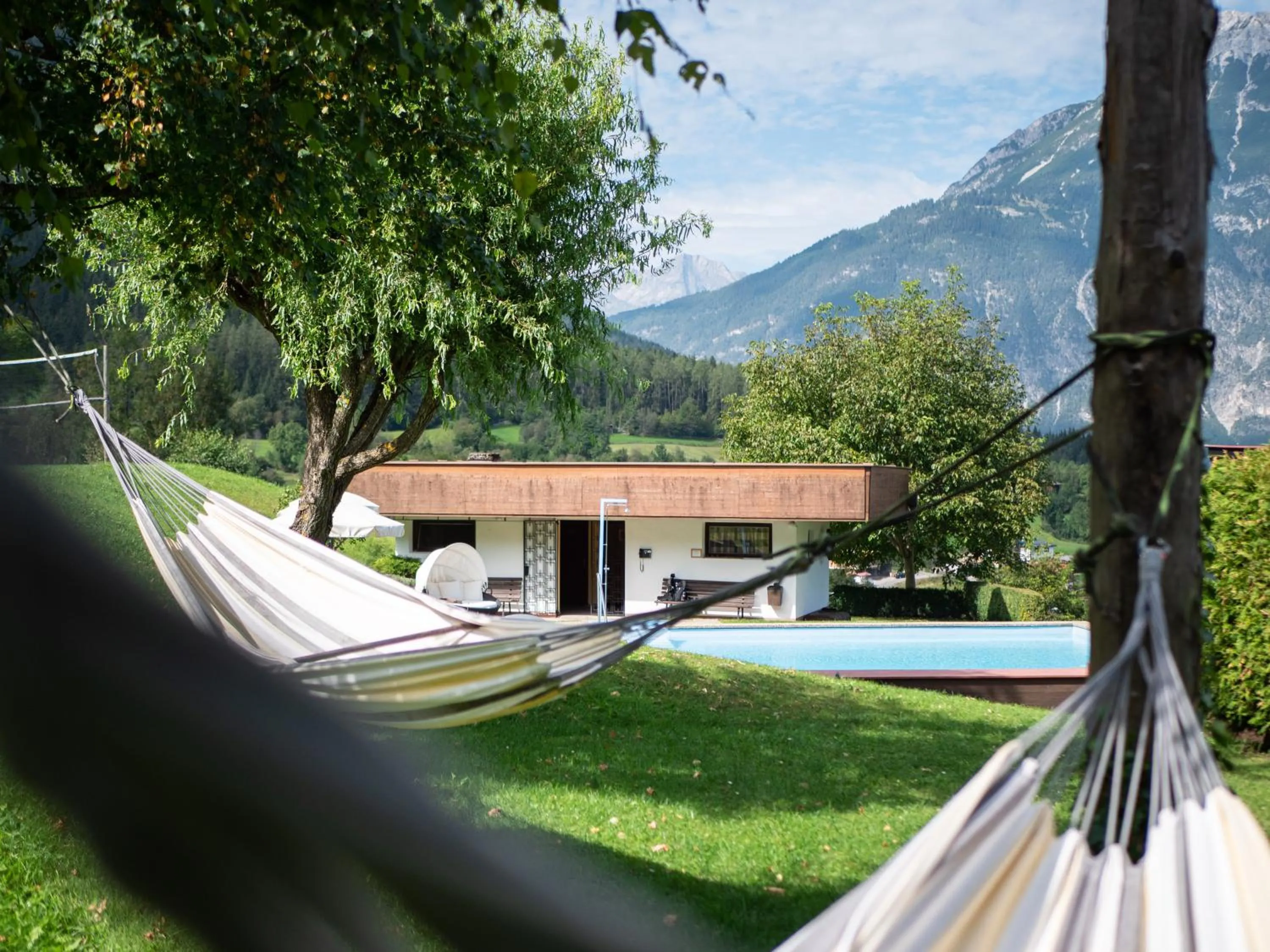 Swimming pool in Aktiv Panoramahotel Daniel