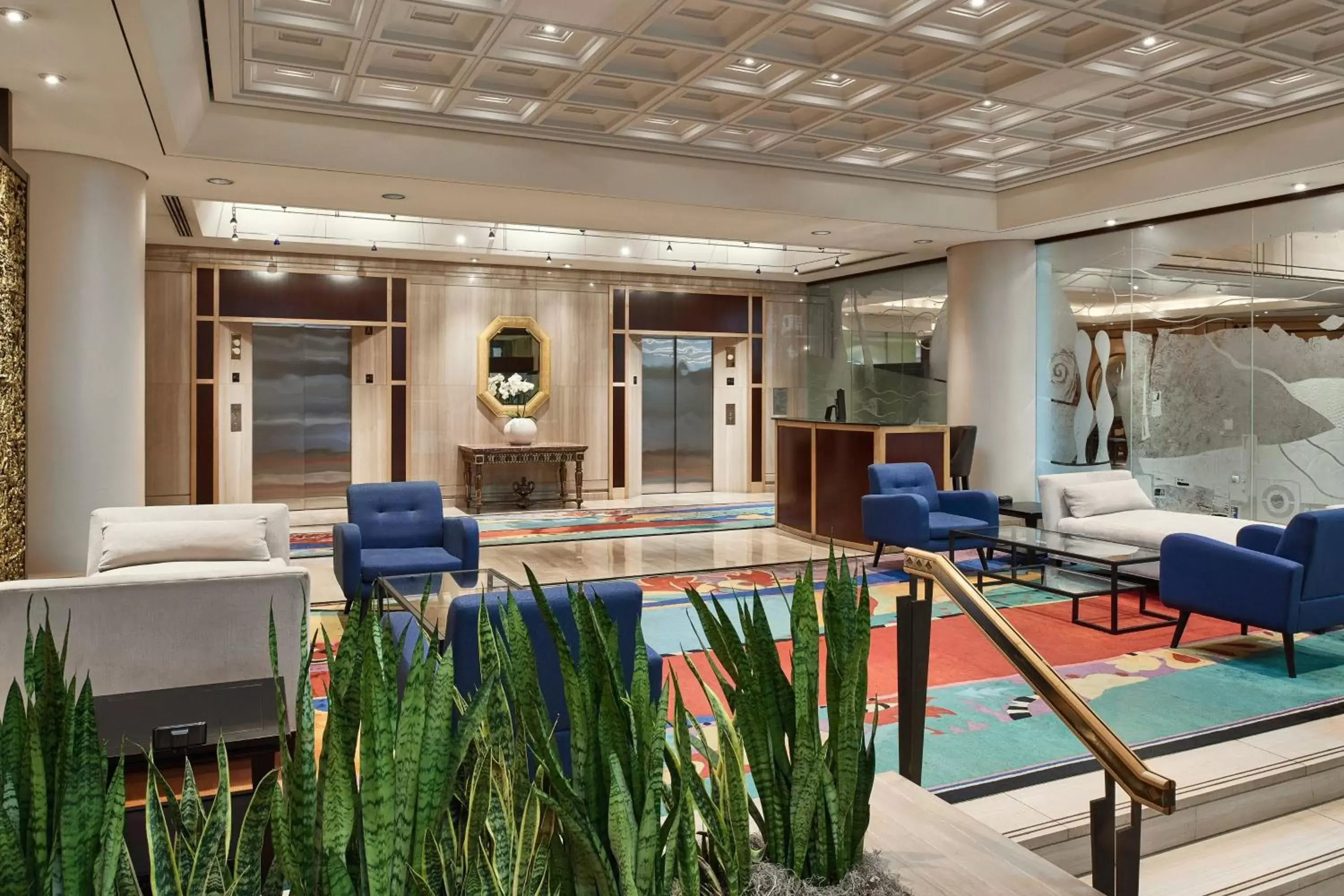 Lobby or reception in Metropolitan Hotel Vancouver
