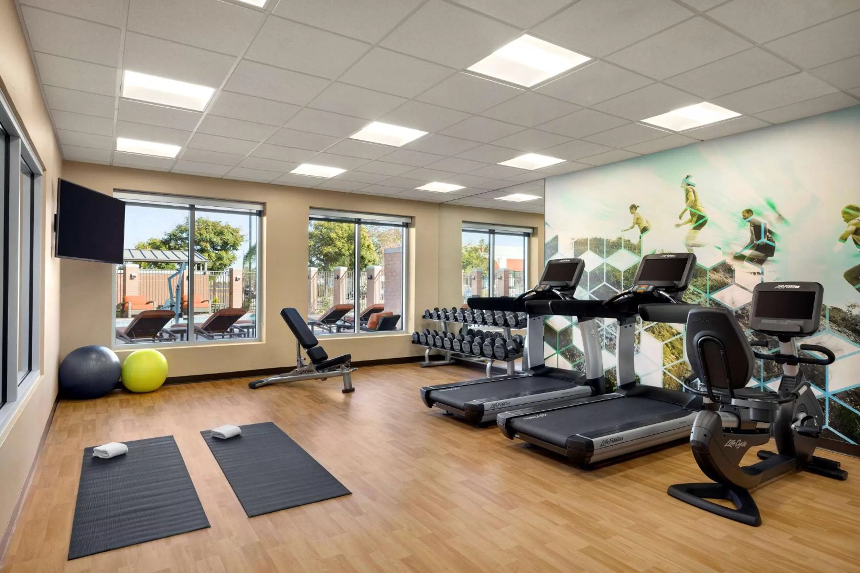 Fitness centre/facilities in Hyatt Place Vacaville