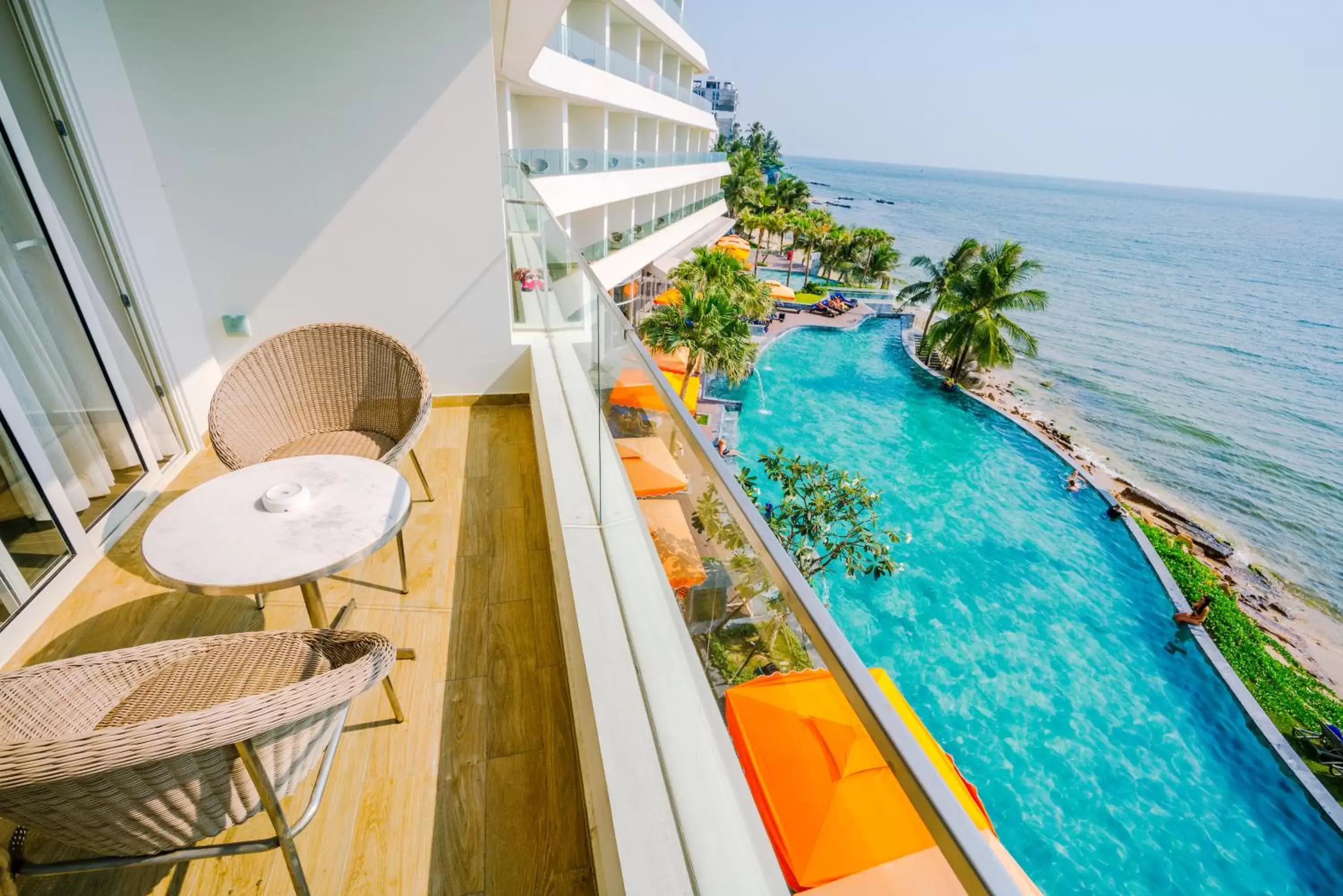 Balcony/Terrace, Pool View in Seashells Phu Quoc Hotel & Spa