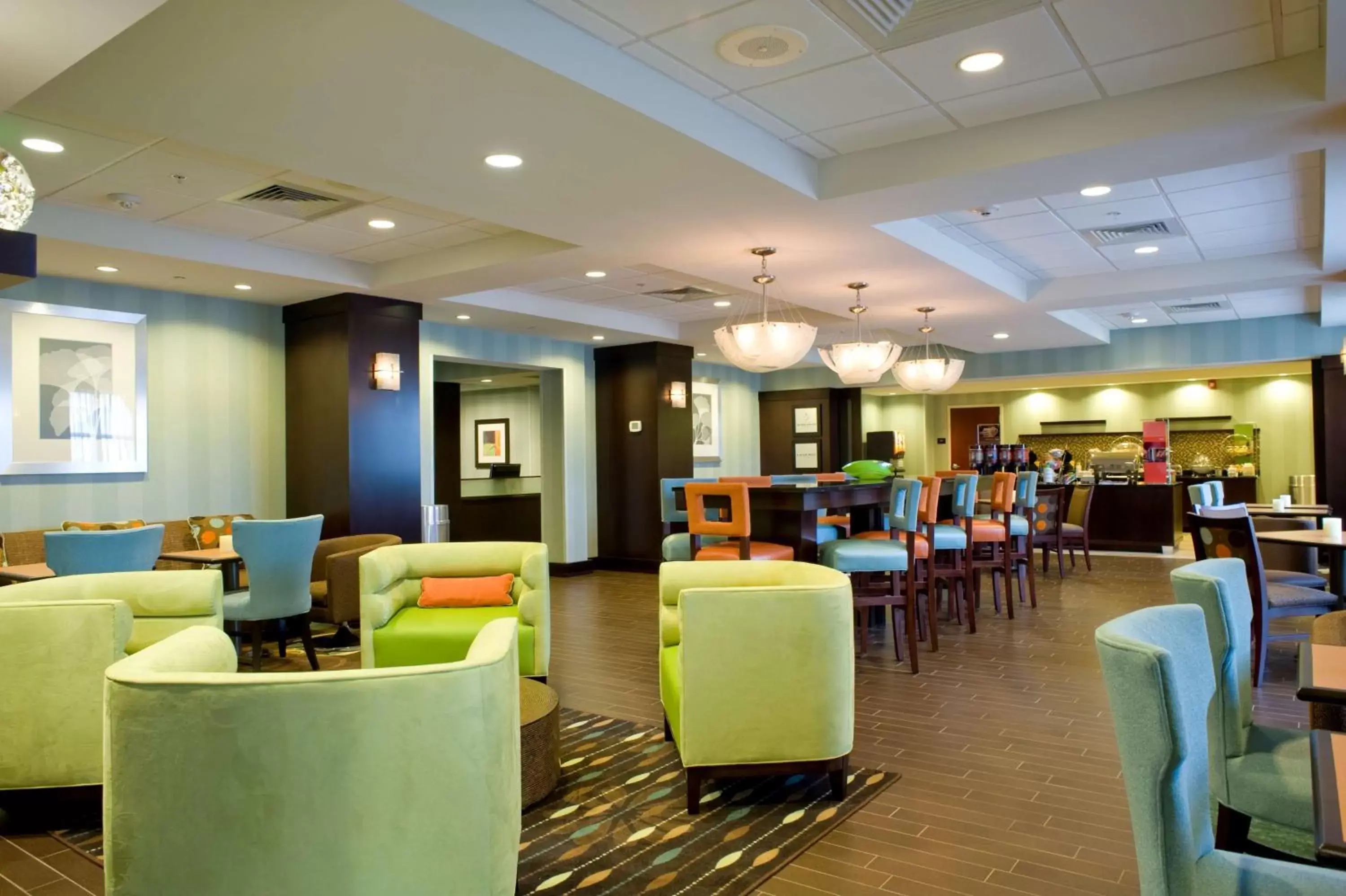 Lobby or reception in Hampton Inn Anderson/Alliance Business Park