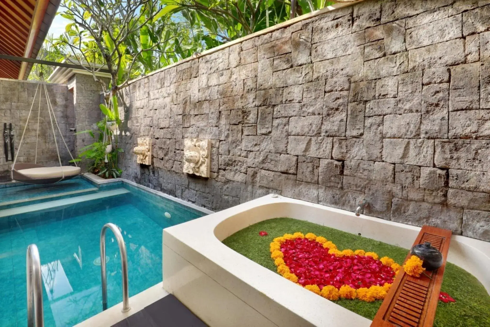 Swimming Pool in Ini Vie Villa Legian by Ini Vie Hospitality