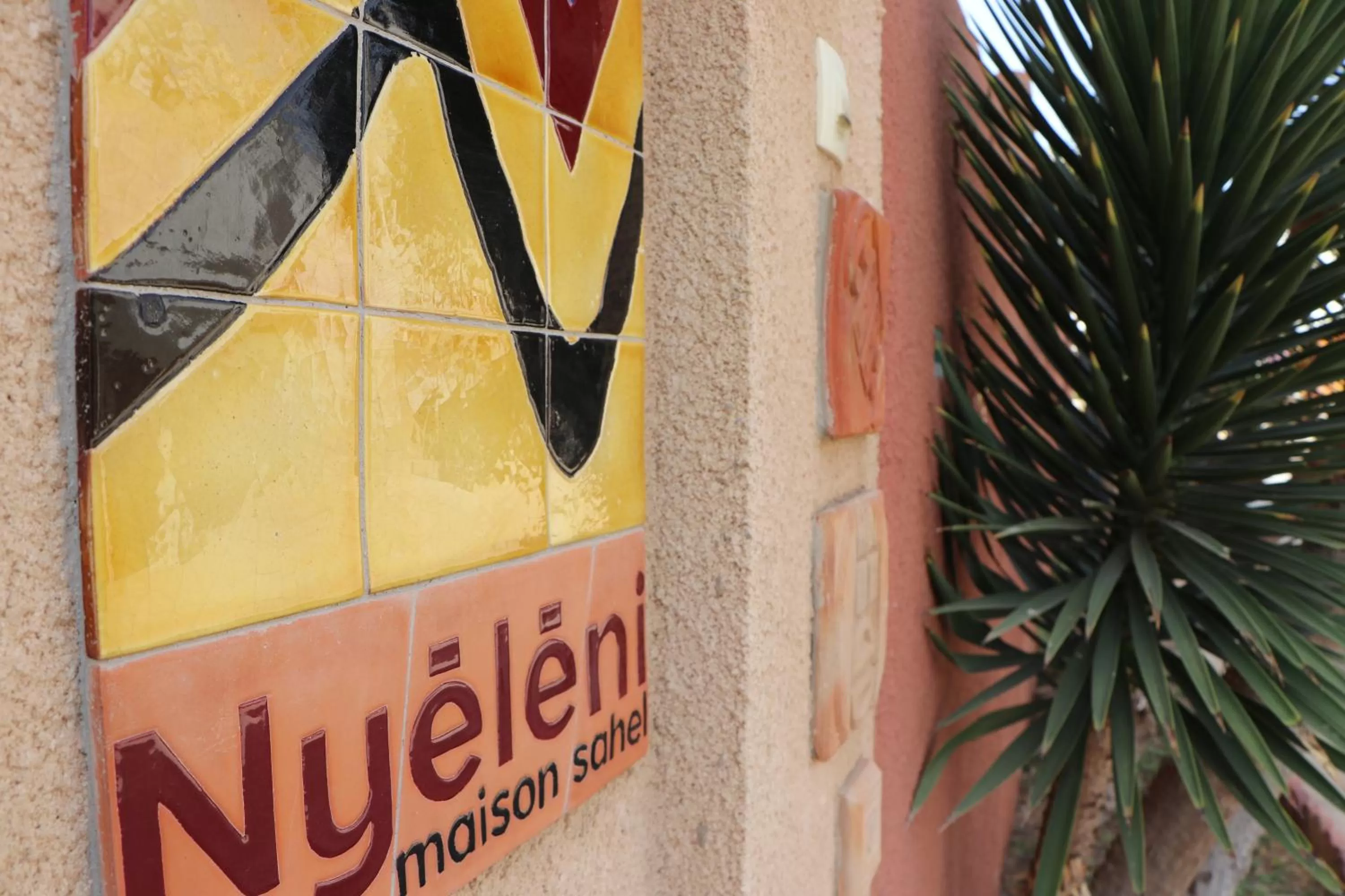 Facade/entrance in Nyéléni maison sahel