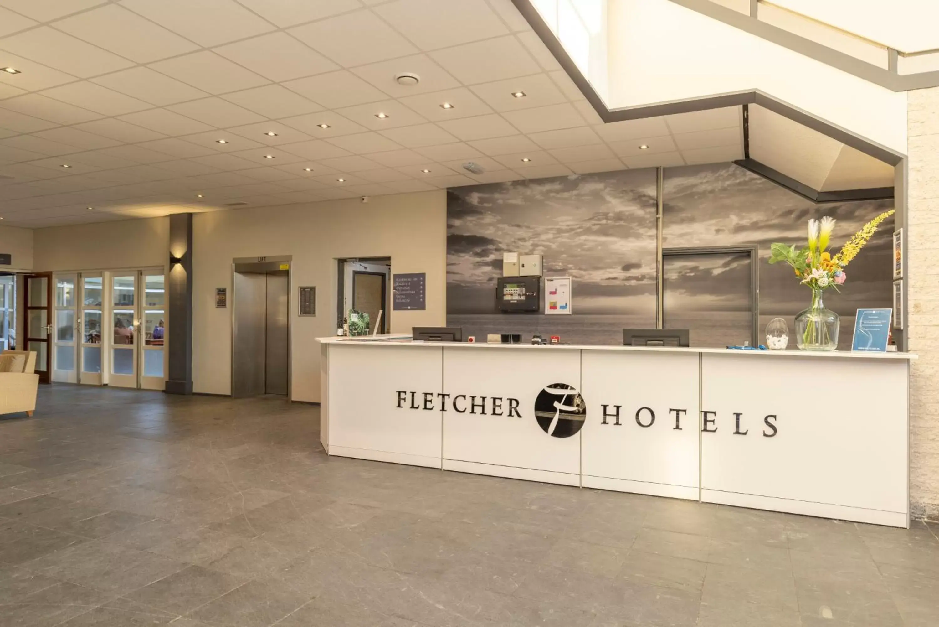 Lobby or reception, Lobby/Reception in Fletcher Badhotel Callantsoog