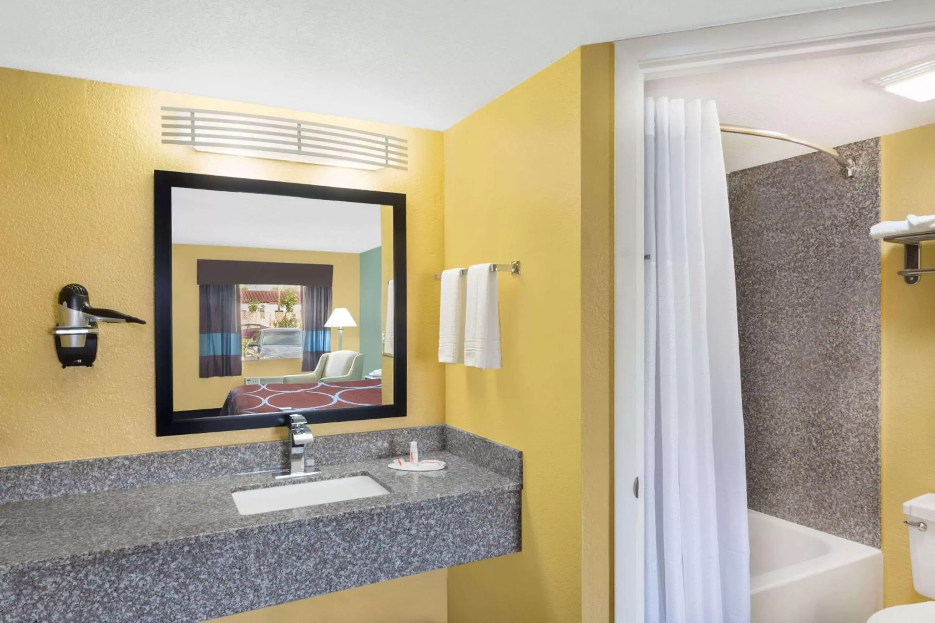 Bathroom in Super 8 by Wyndham Sarasota Near Siesta Key