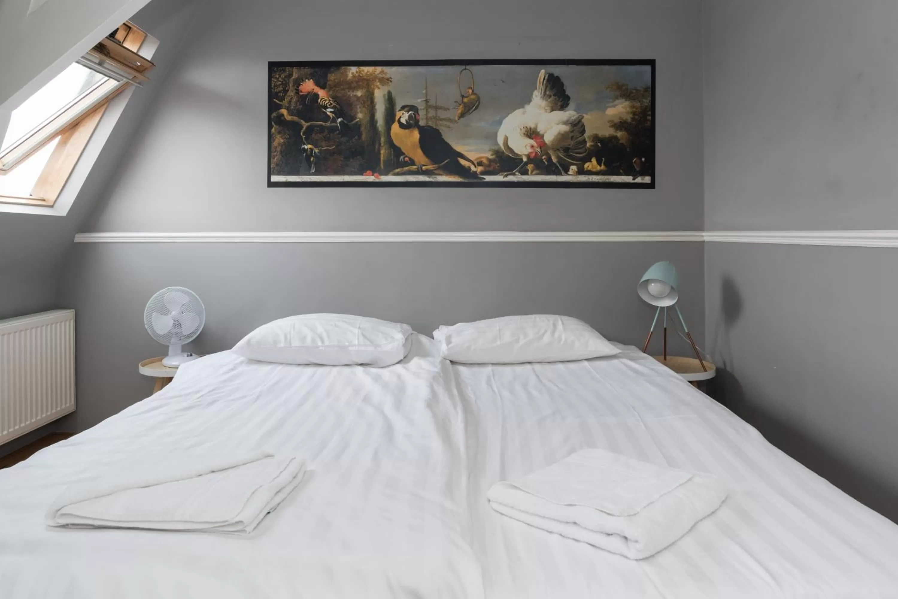 Bed in Westerpark Suites