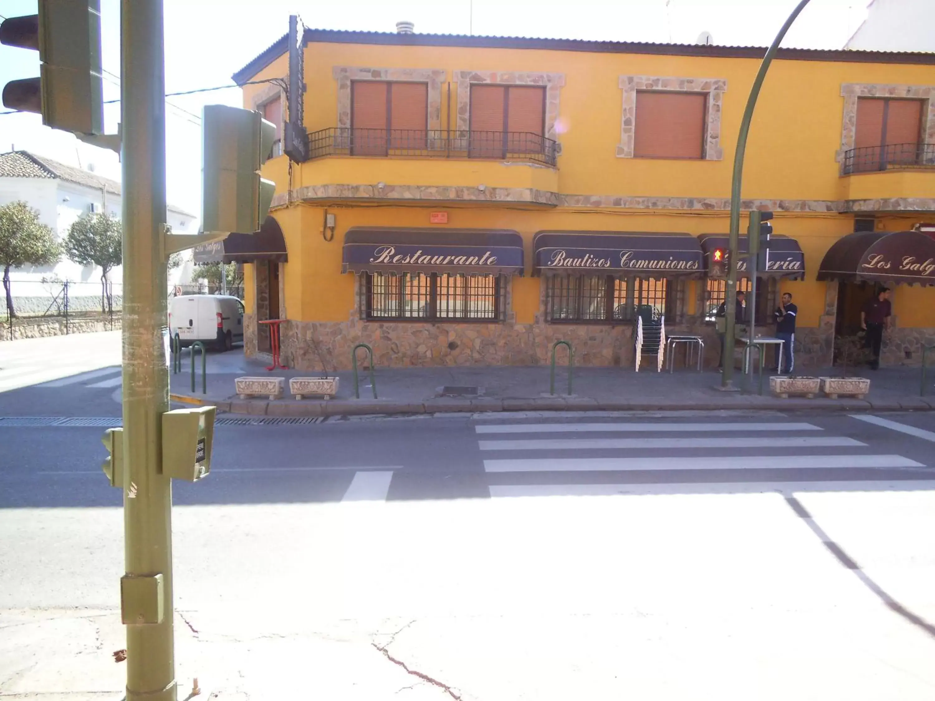 Property building, Winter in Hostal Los Galgos