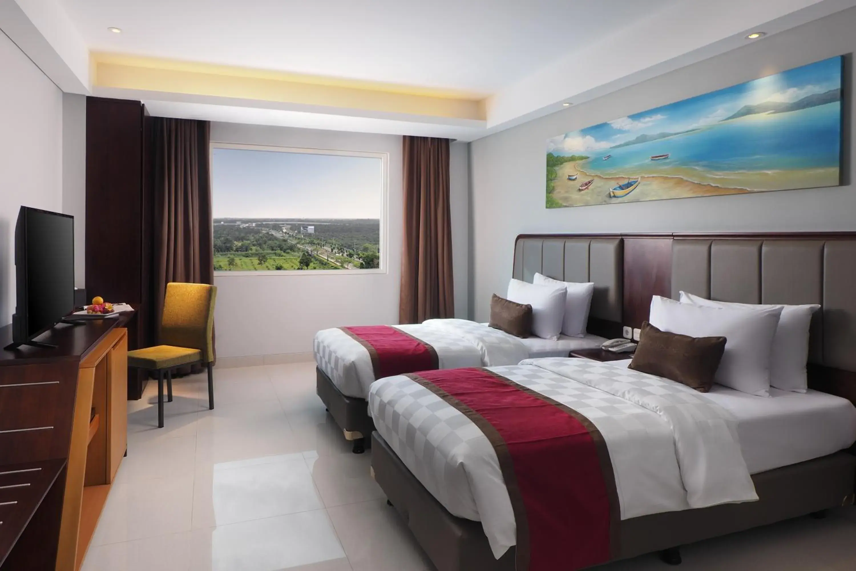 Bedroom, Bed in d'primahotel Kualanamu Medan