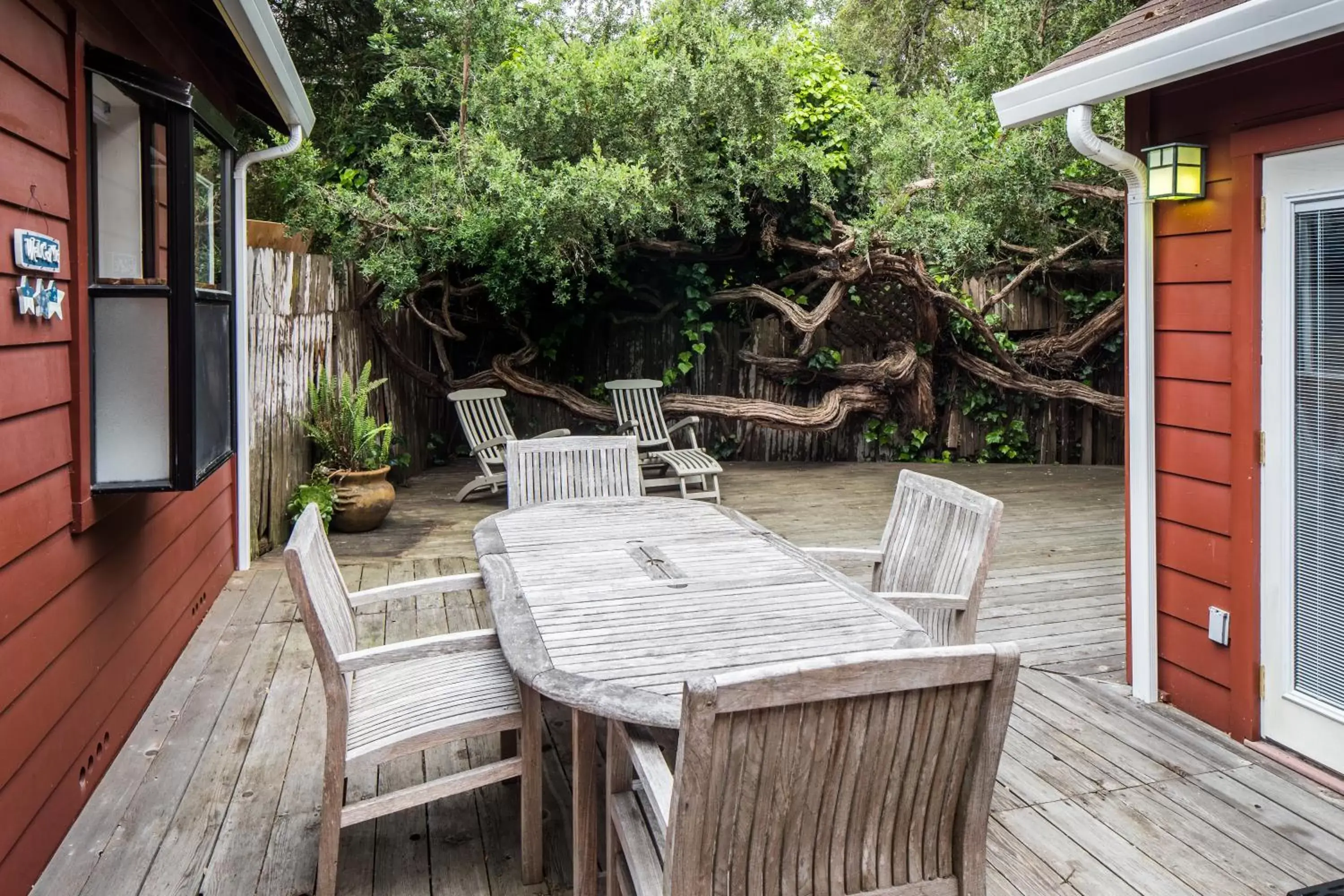 Patio in Andril Fireplace Cottages