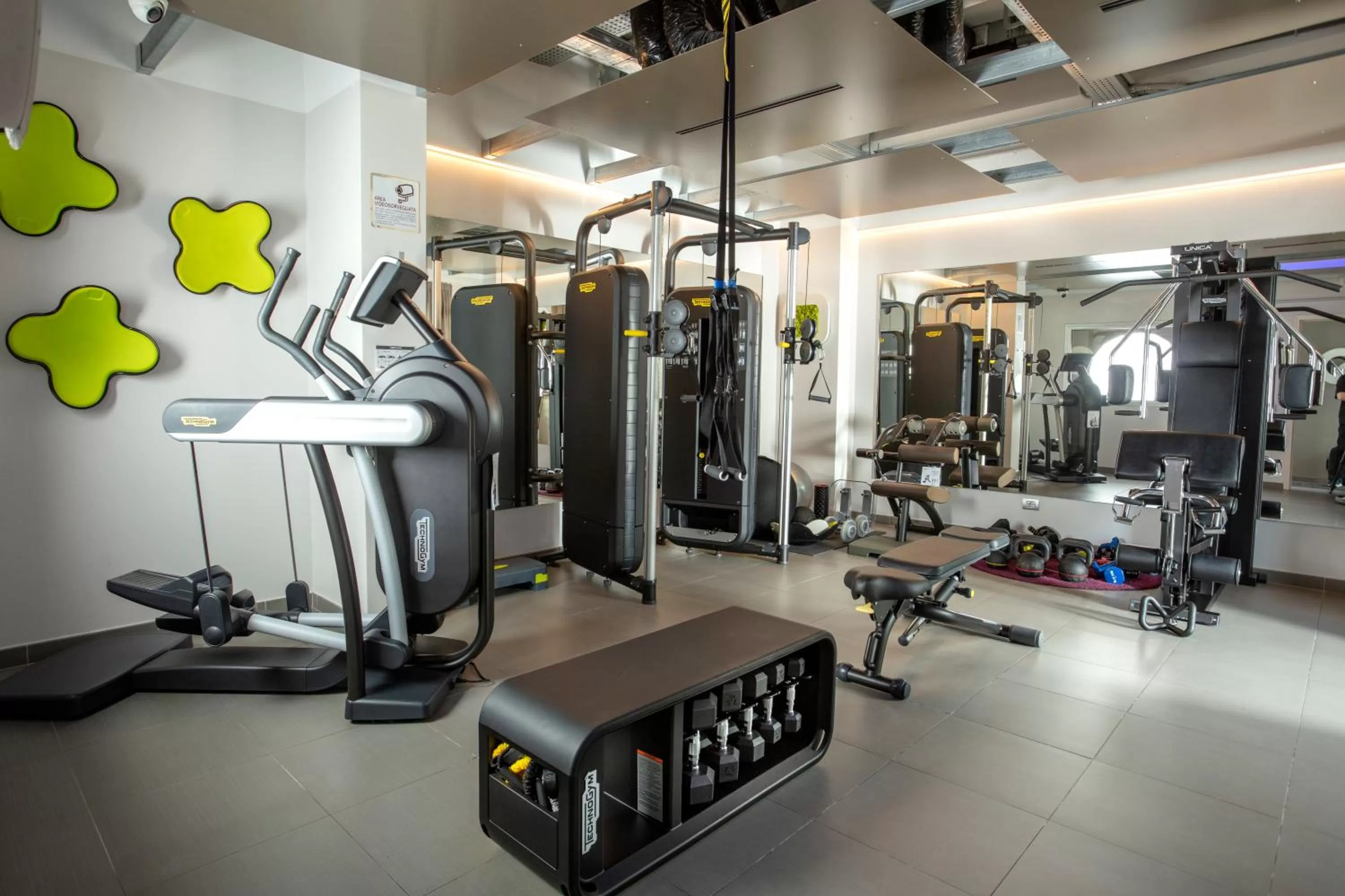 Fitness centre/facilities in 8Piuhotel
