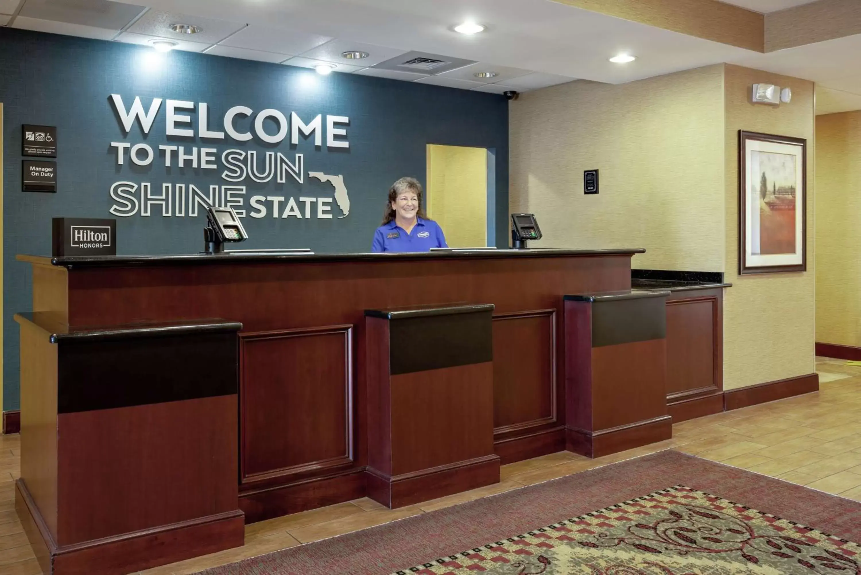 Lobby or reception in Hampton Inn & Suites Port Richey Lobby or reception in Hampton Inn & Suites Port Richey