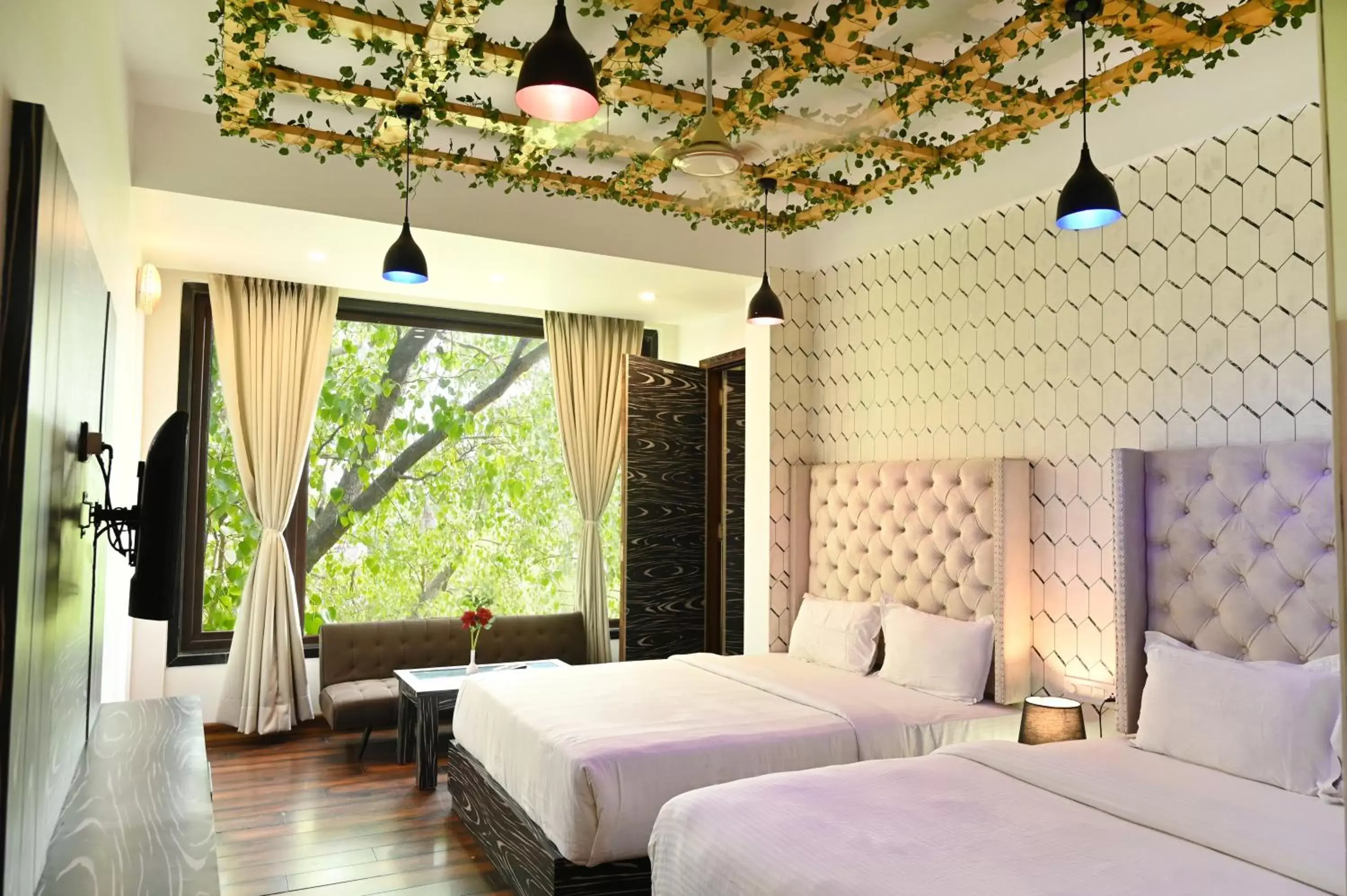 Bedroom in Hotel Heritage Inn at Assi Ghat