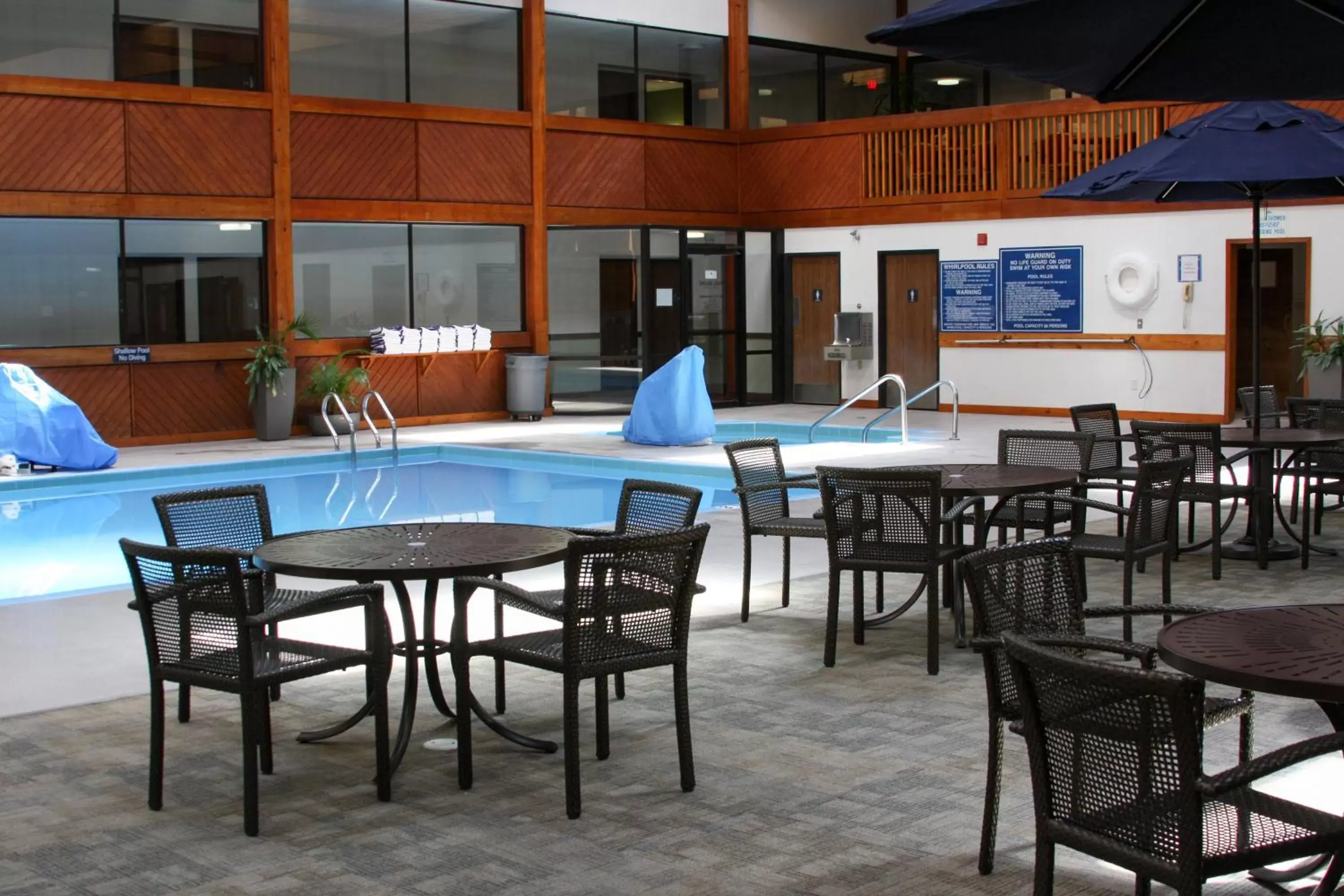 Patio, Swimming Pool in Barkers Island Inn Resort & Conference Center
