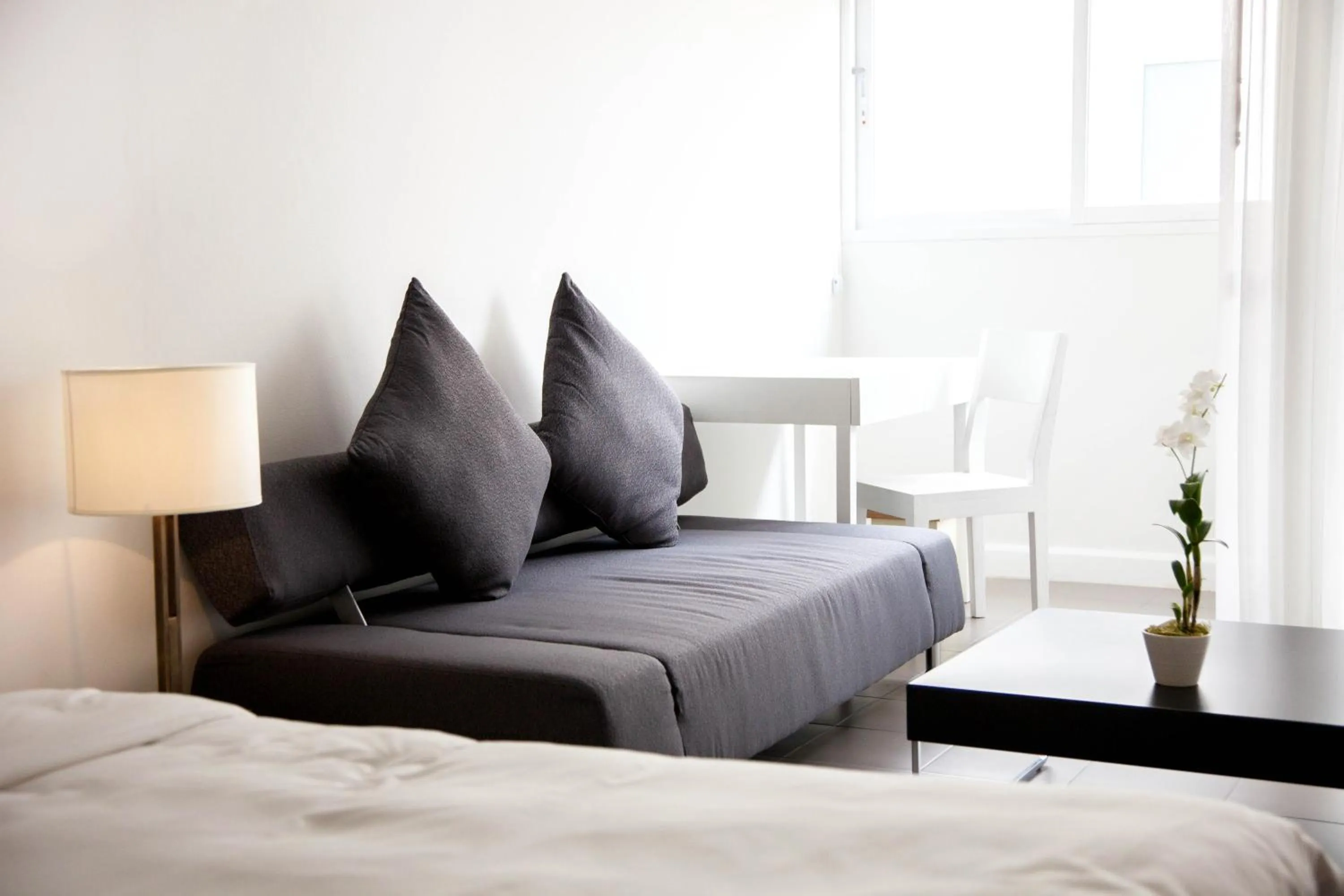 Seating area, Bed in Nap Patong