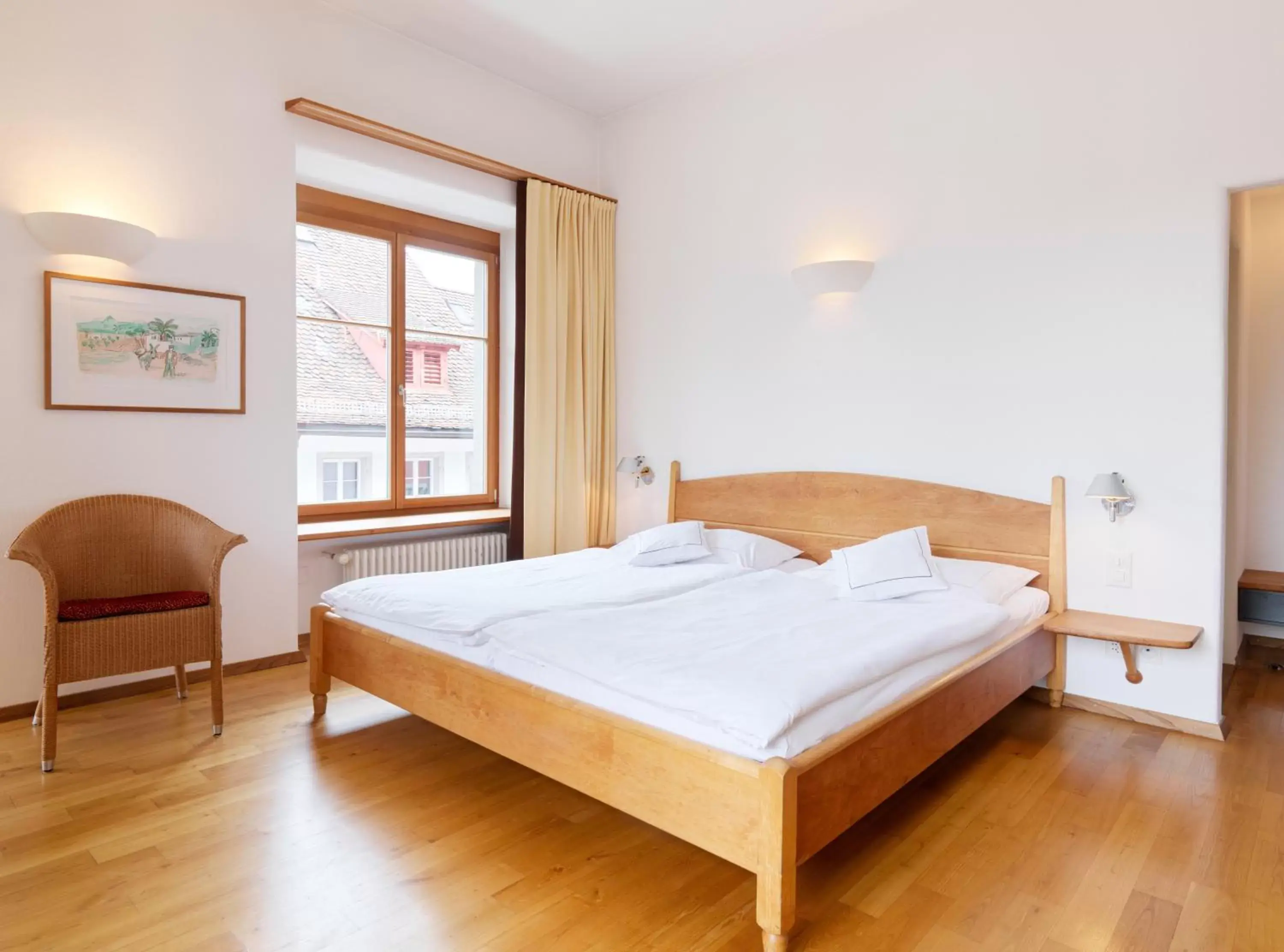 Bed in City-Hotel Ochsen