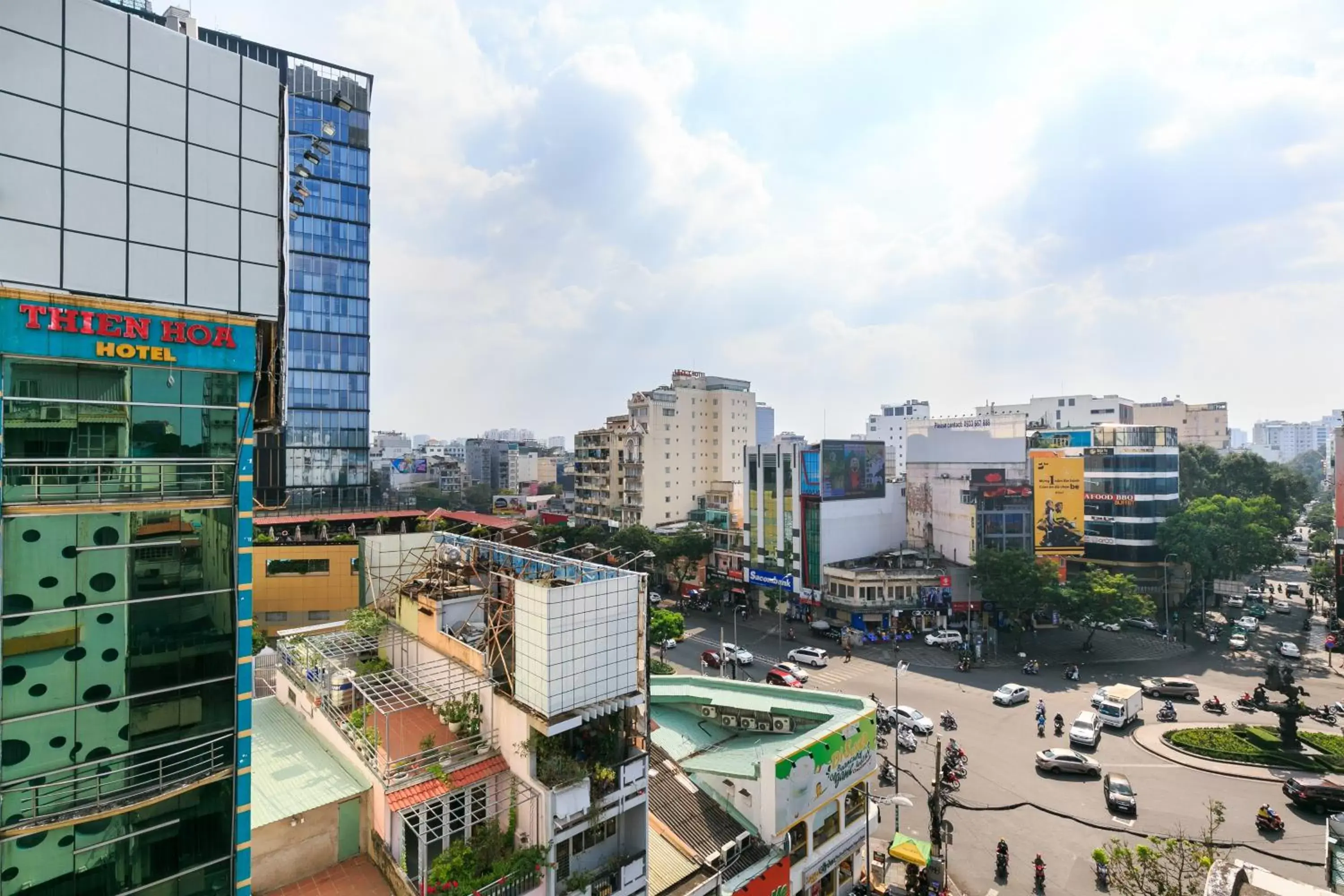 Street view in Centara Saigon Hotel