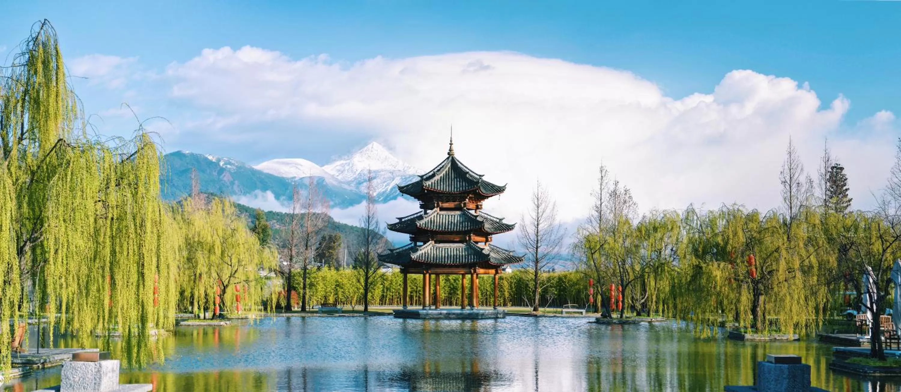 Natural landscape in Banyan Tree Lijiang