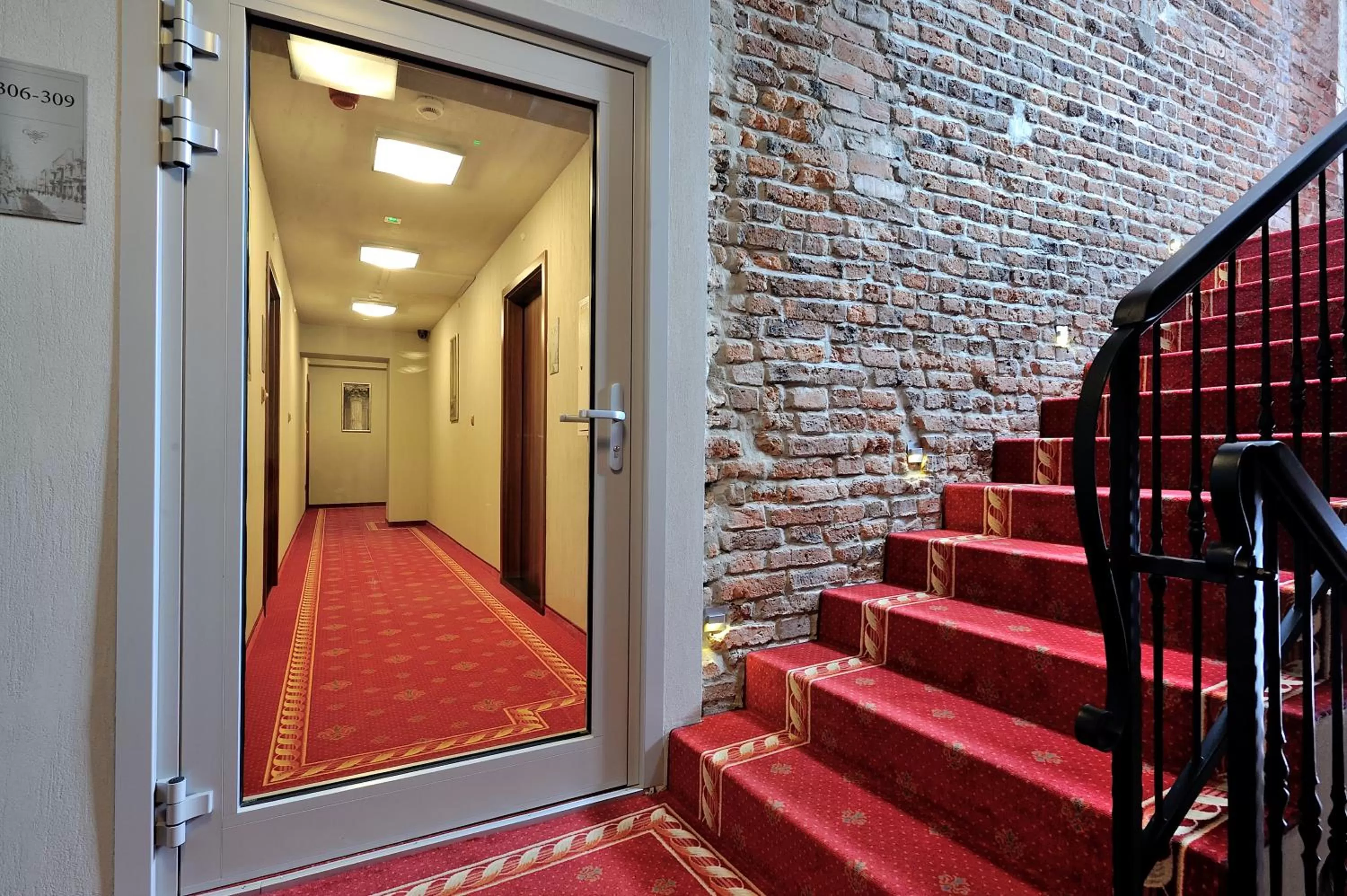 Decorative detail in Hotel Centrum Sosnowiec