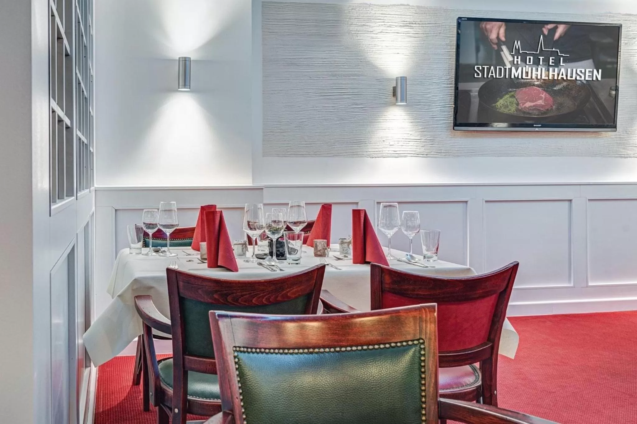 Restaurant/places to eat in Hotel Stadt Mühlhausen