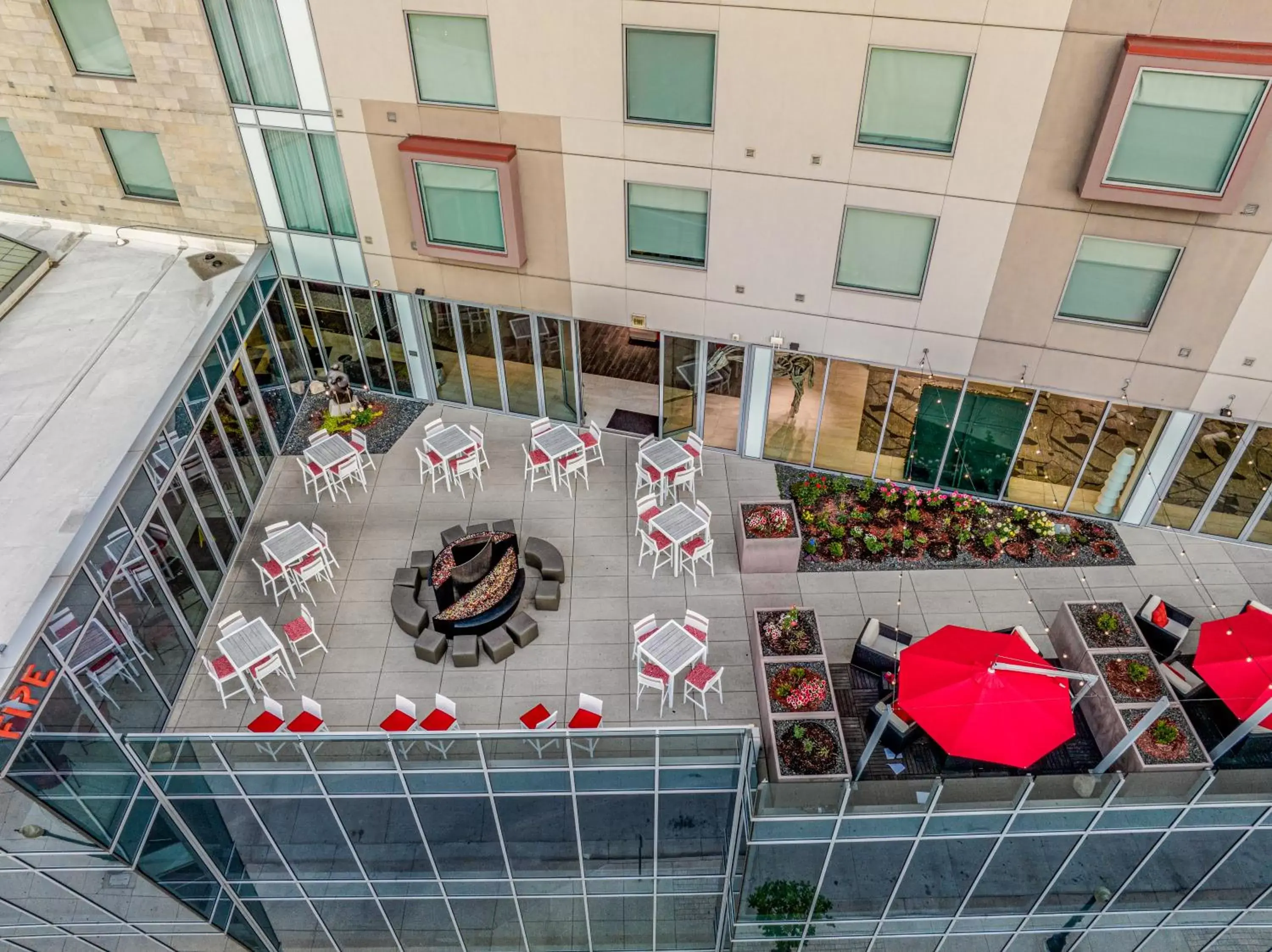 Patio in The Art Hotel Denver, Curio Collection by Hilton