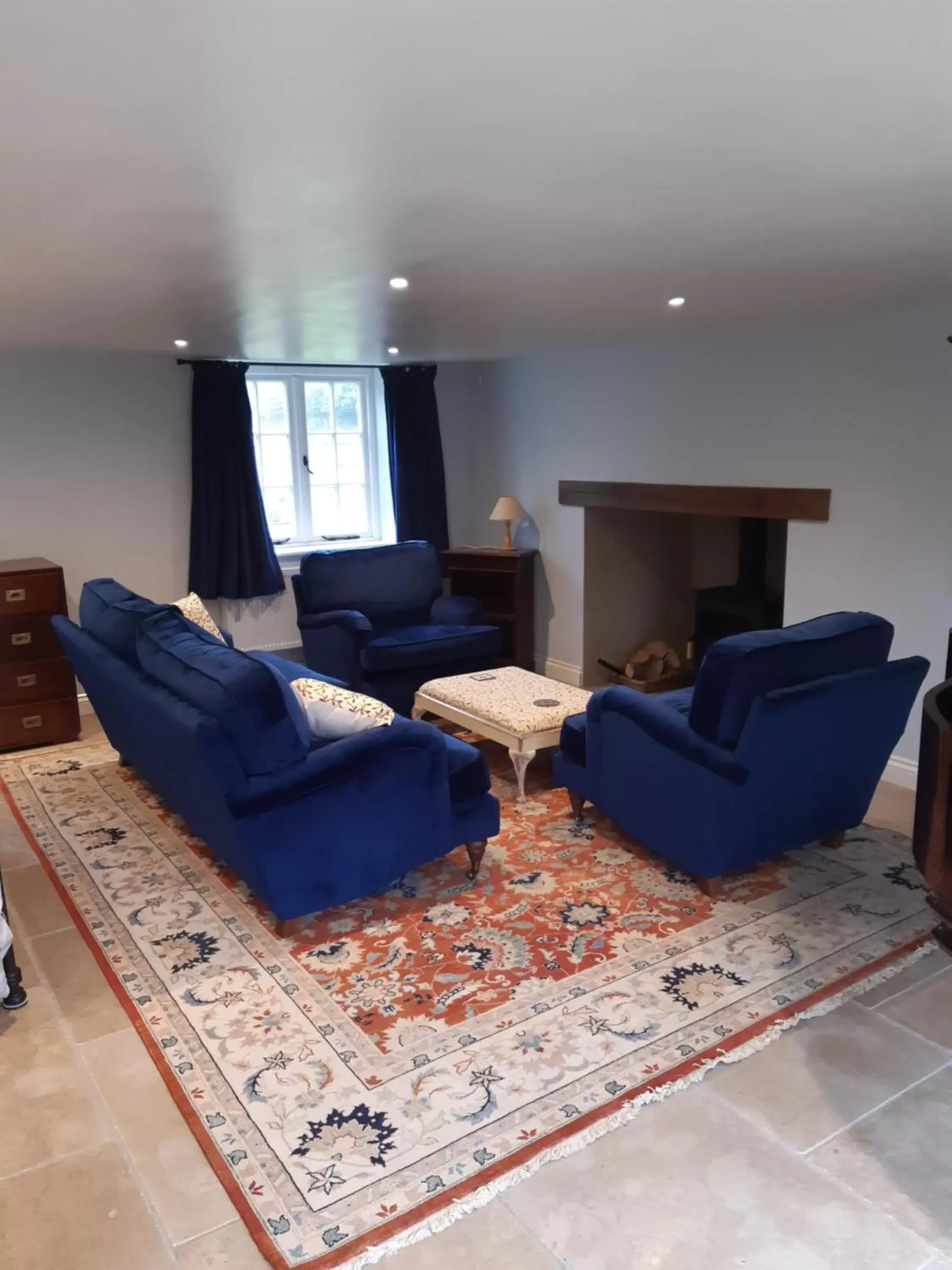 Living room, Seating Area in Woodlands Cottage Farm